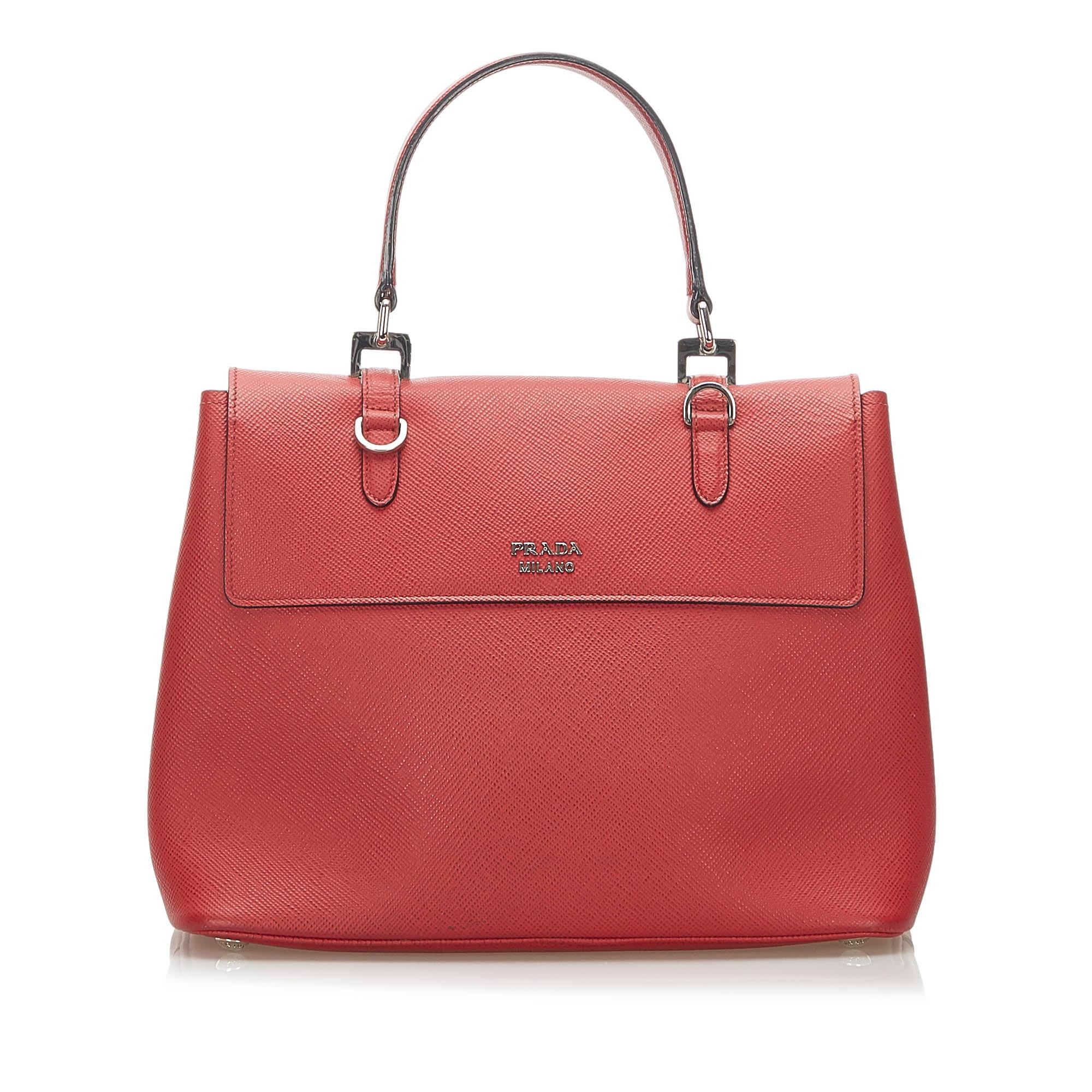 Prada Saffiano Handbag (SHG-18861)