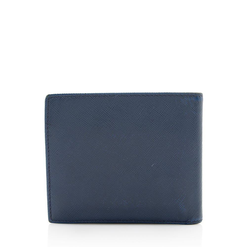 Prada Saffiano Leather Bifold Wallet - FINAL SALE (SHF-19300)