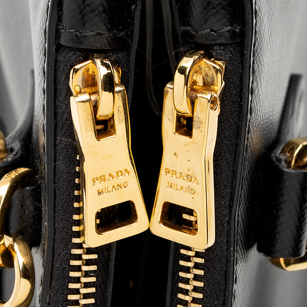 Prada Saffiano Leather Galleria Lux Micro Bag - FINAL SALE (SHF-18445)