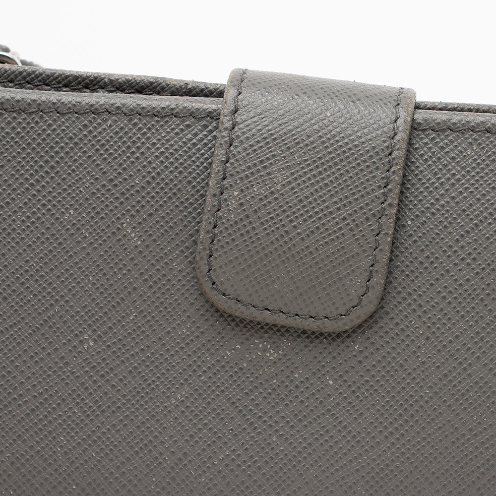 Prada Saffiano Leather Medium Wallet (SHF-13424)