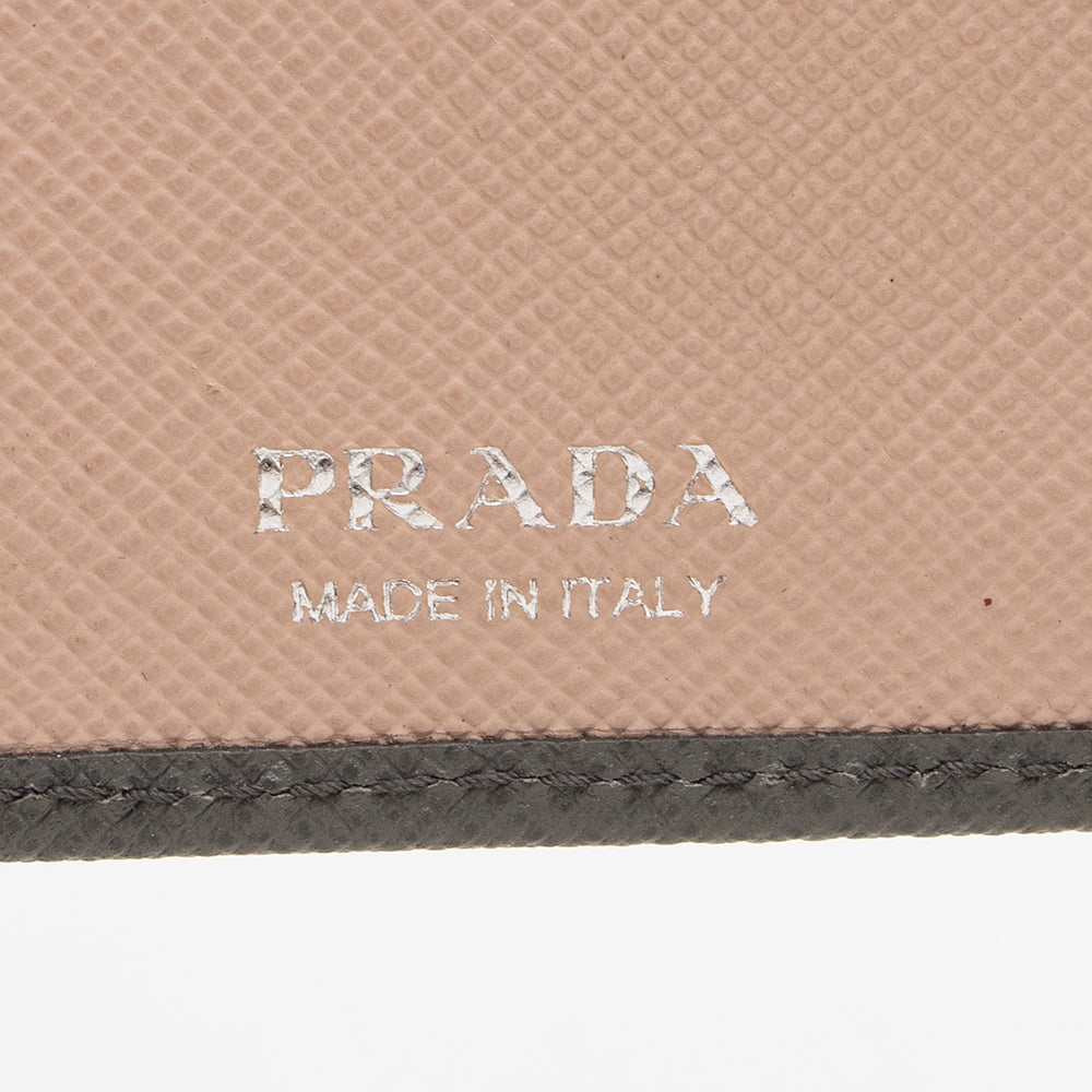 Prada Saffiano Leather Medium Wallet (SHF-13424)