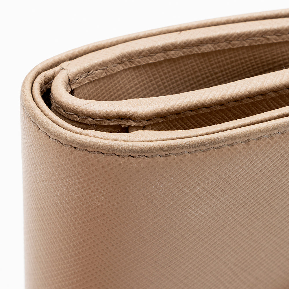 Prada Saffiano Leather Medium Wallet (SHF-15552)