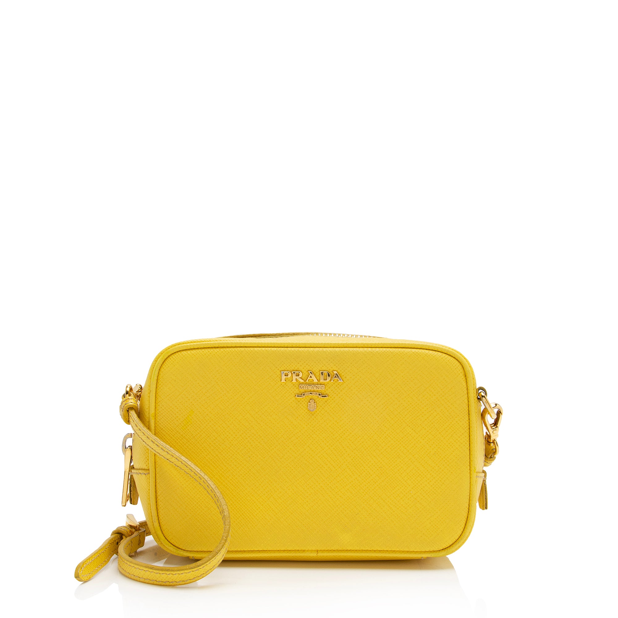 Prada Saffiano Leather Mini Camera Bag (SHF-23358)