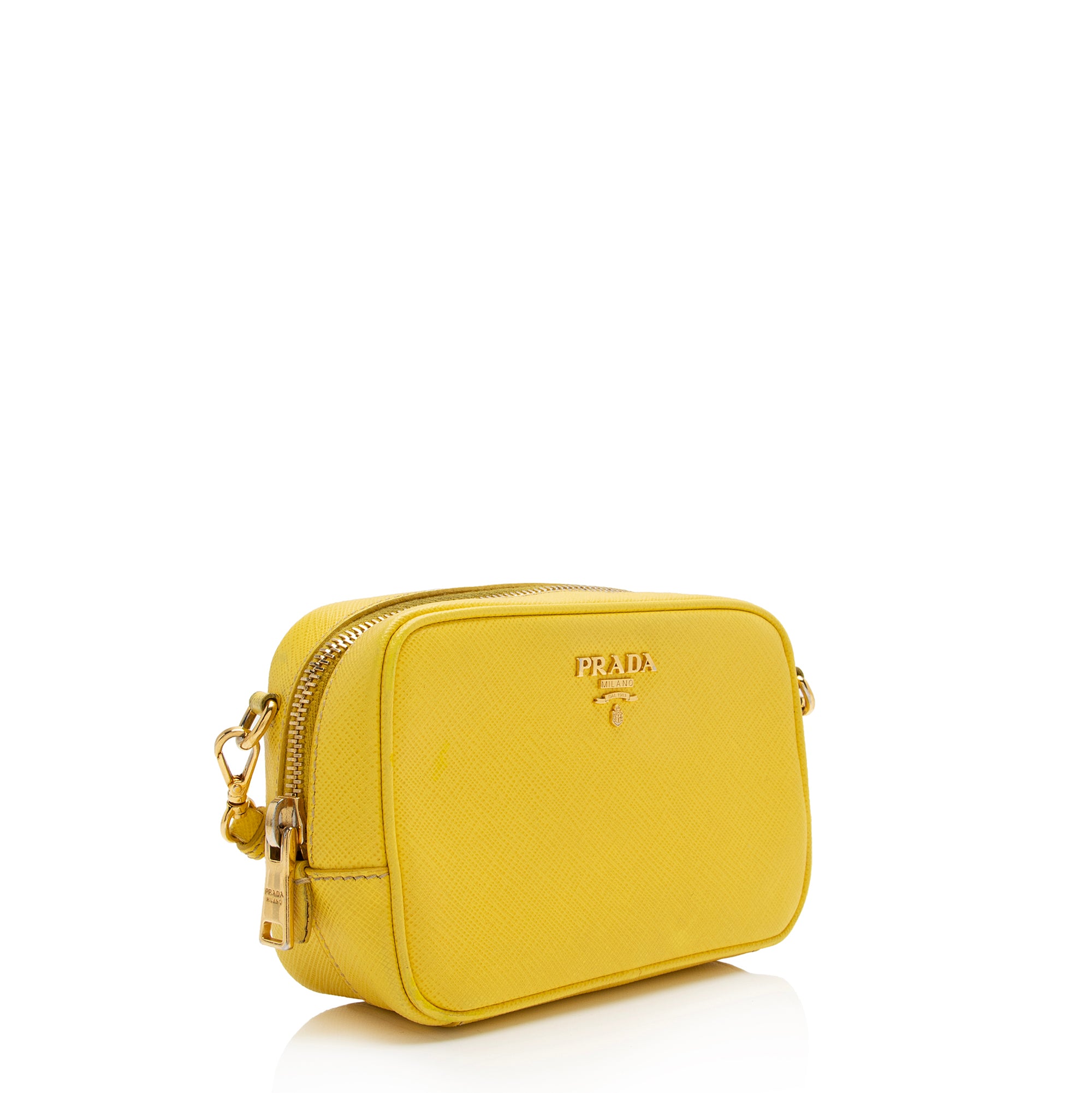Prada Saffiano Leather Mini Camera Bag (SHF-23358)