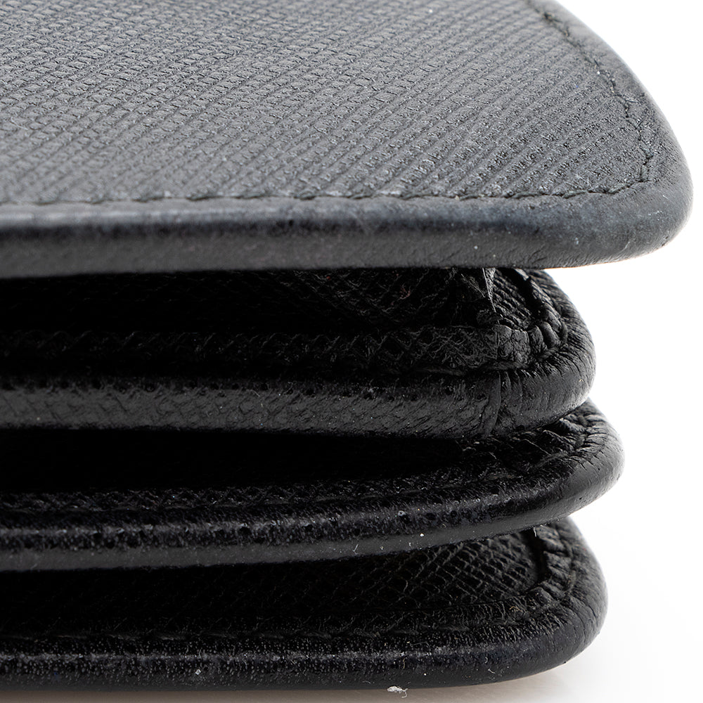 Prada Saffiano Leather Monochrome Small Crossbody Bag (SHF-19127)