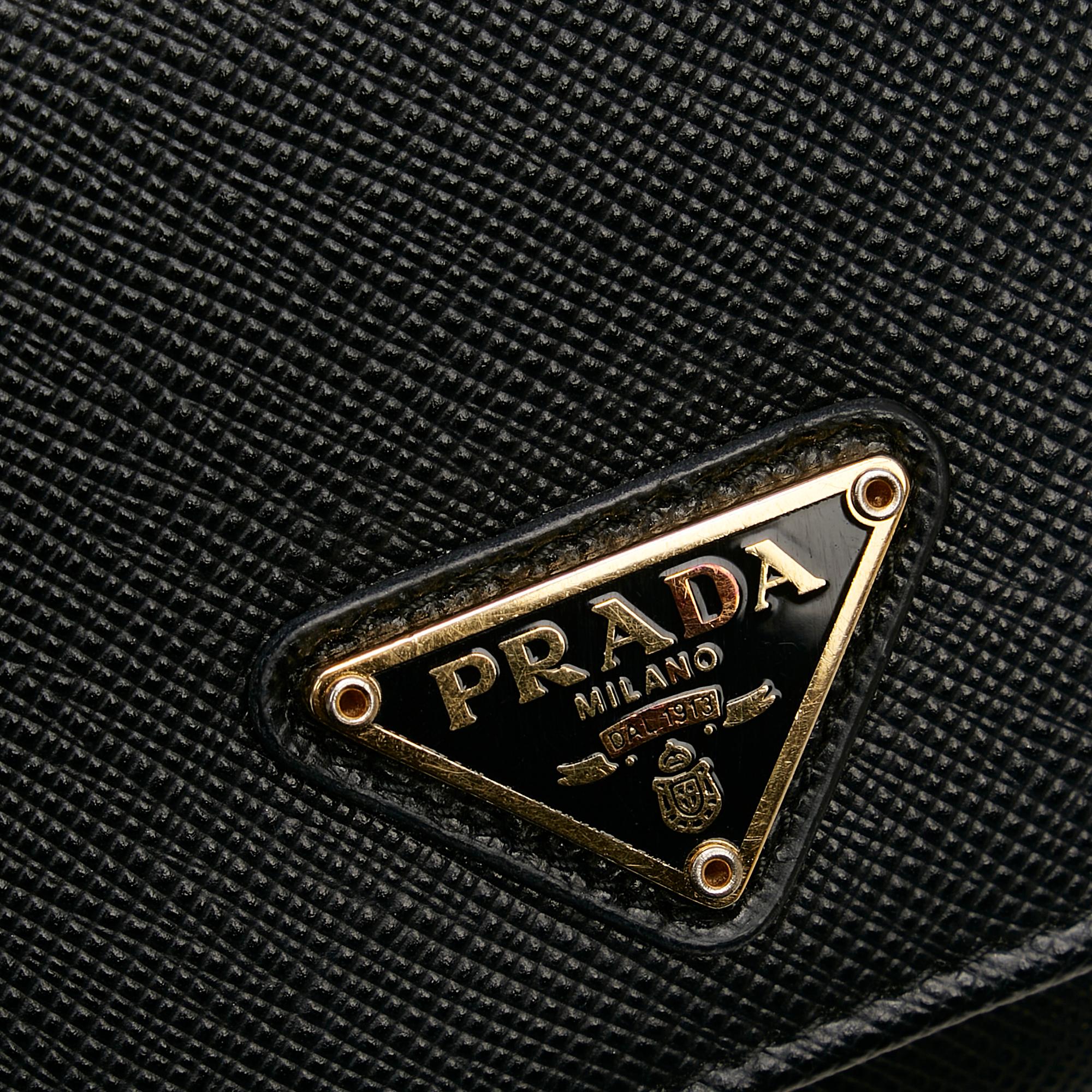 Prada Saffiano Lux Continental Wallet (SHG-36970)