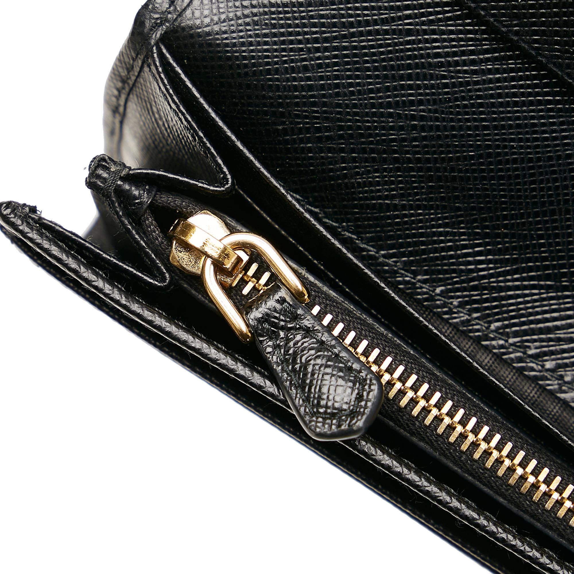 Prada Saffiano Lux Continental Wallet (SHG-36970)