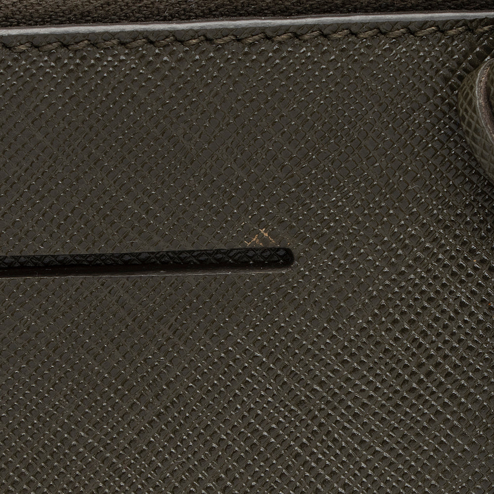 Prada Saffiano Lux Double-Zip Large Tote (SHF-19762)