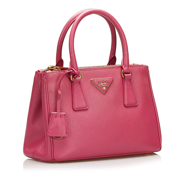 Prada Travel Bag in Pink Fabric – Fancy Lux