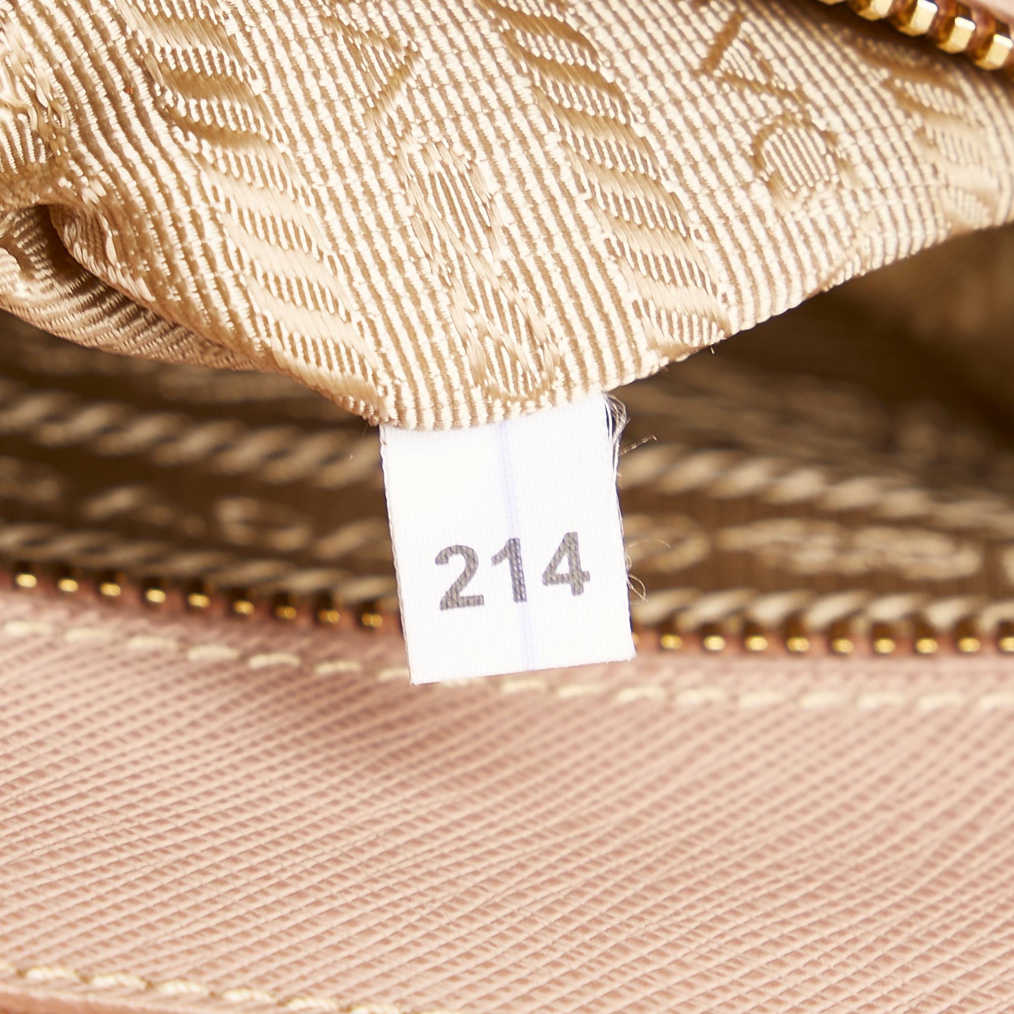 Prada Saffiano Lux Galleria Double Zip Satchel (SHG-26915)