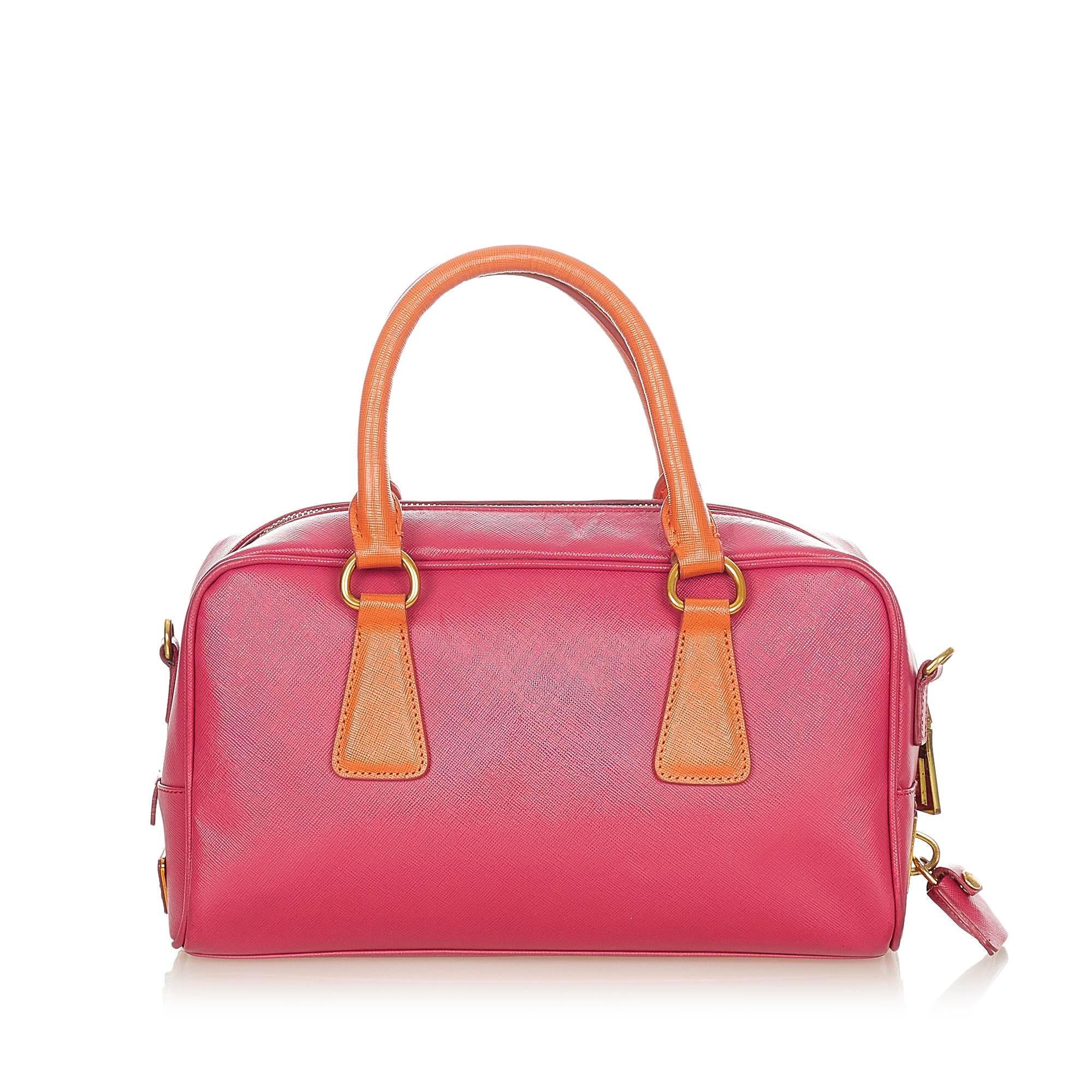 Prada Saffiano Lux Galleria Satchel (SHG-31649)