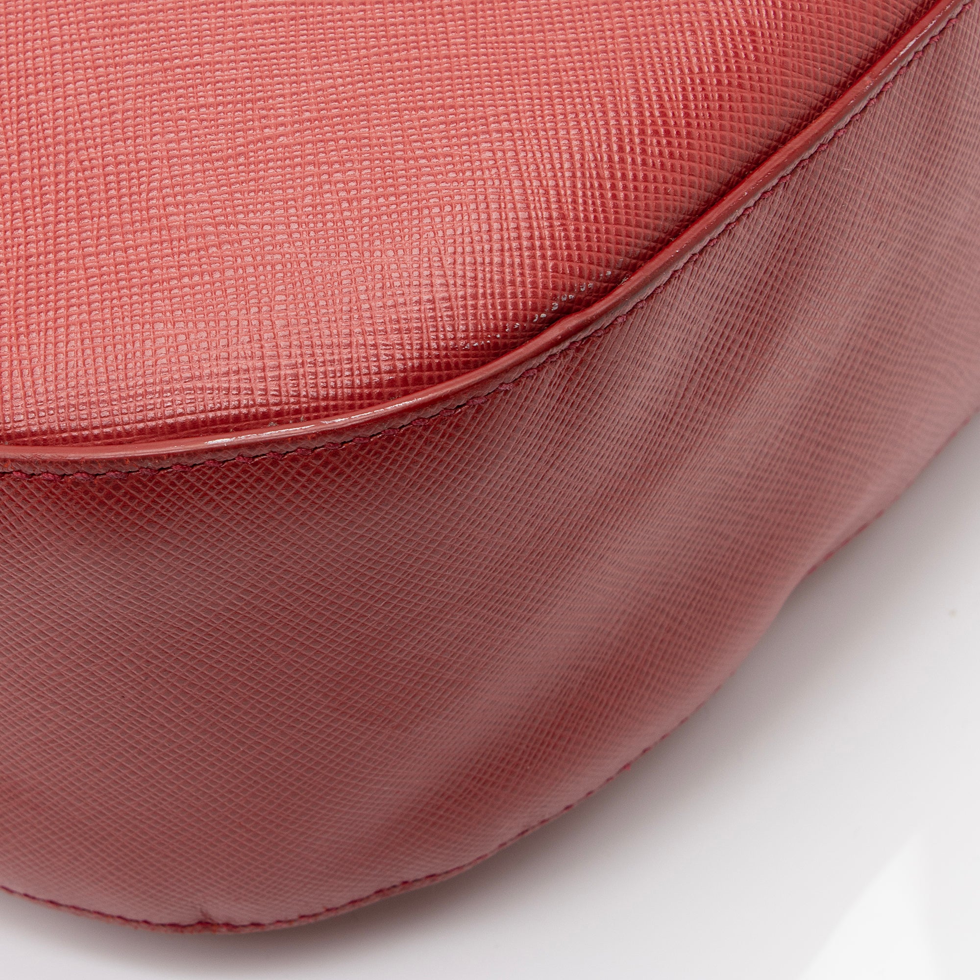 Prada Saffiano Lux Zip Medium Hobo (SHF-22986)