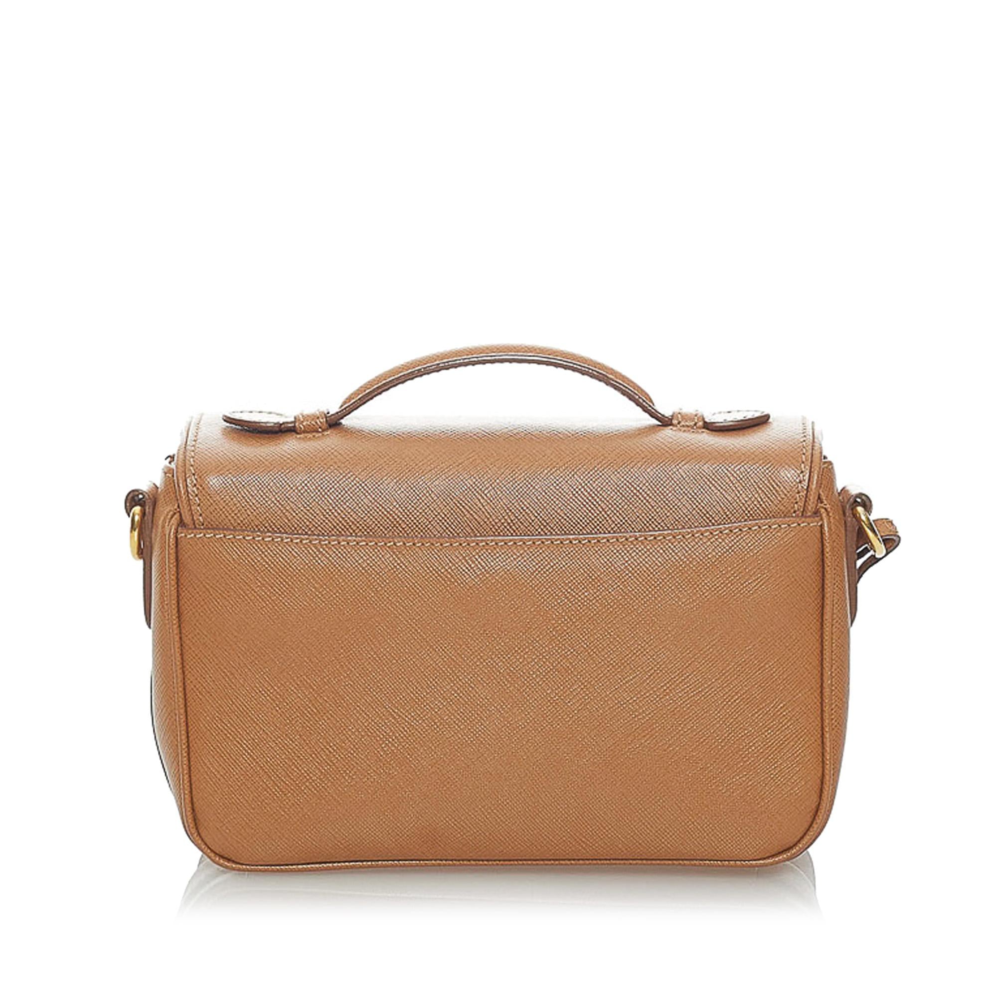 Prada Saffiano Sound Satchel (SHG-32240)
