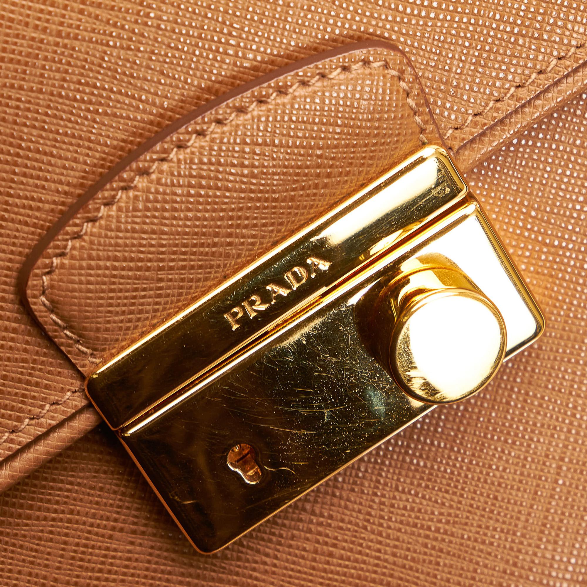 Prada Saffiano Sound Satchel (SHG-32240)