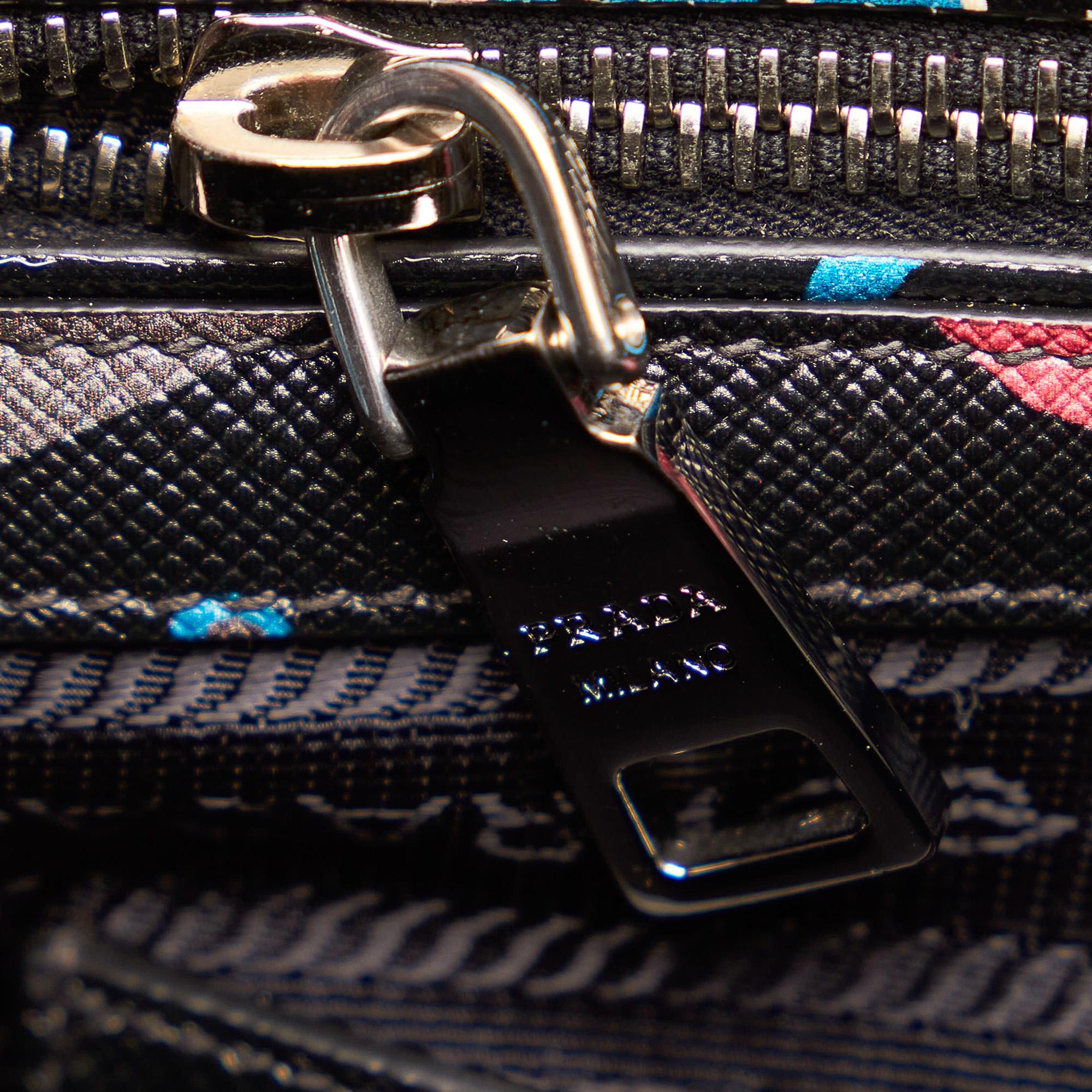 Prada Saffiano Twin Pocket Satchel (SHG-30213)