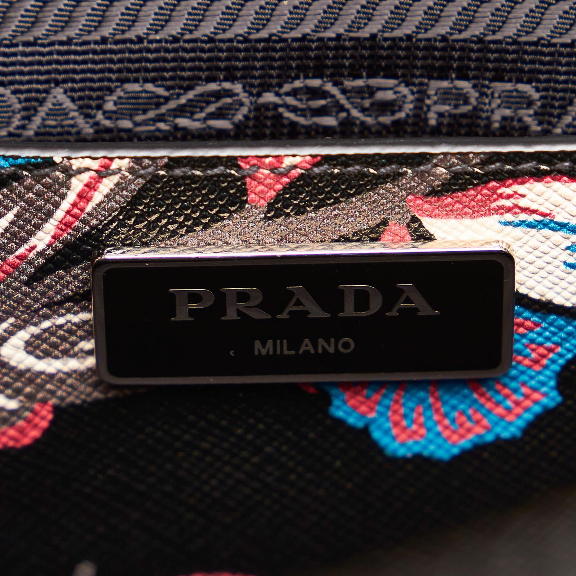 Prada Saffiano Twin Pocket Satchel (SHG-30213)