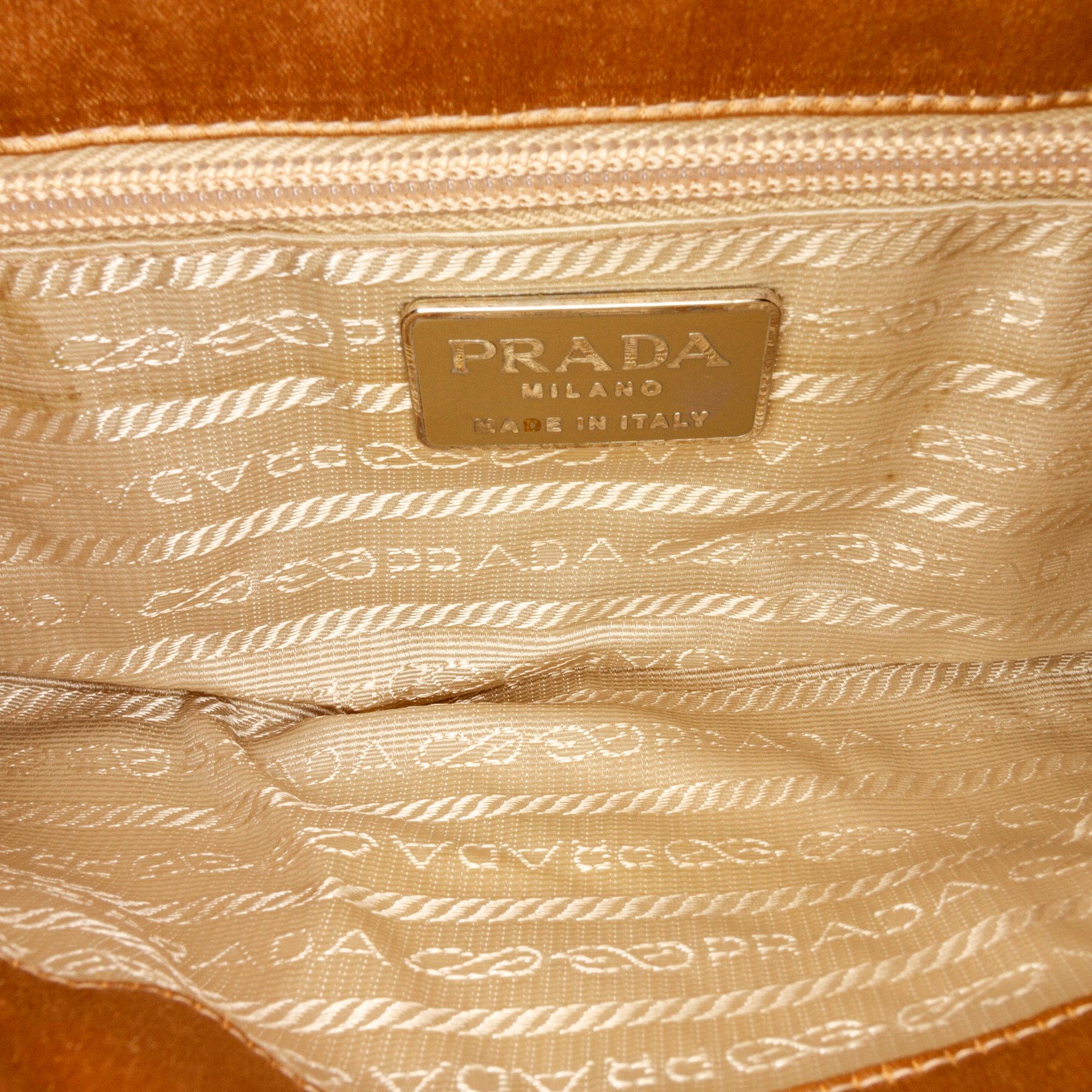Prada Satin Shoulder Bag (SHG-36495)