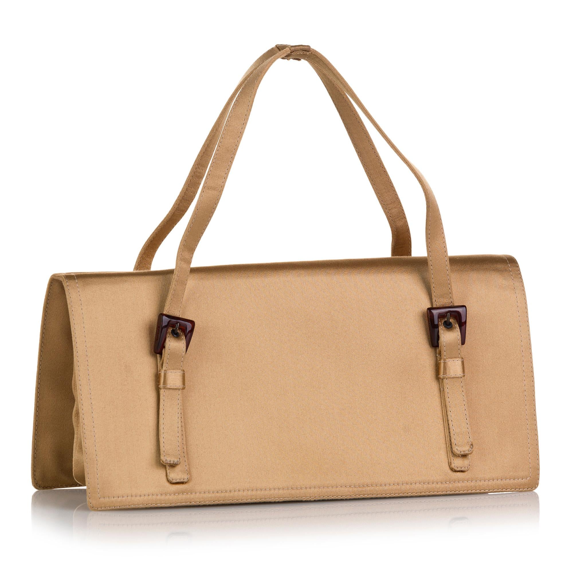 Prada Satin Shoulder Bag (SHG-36495)