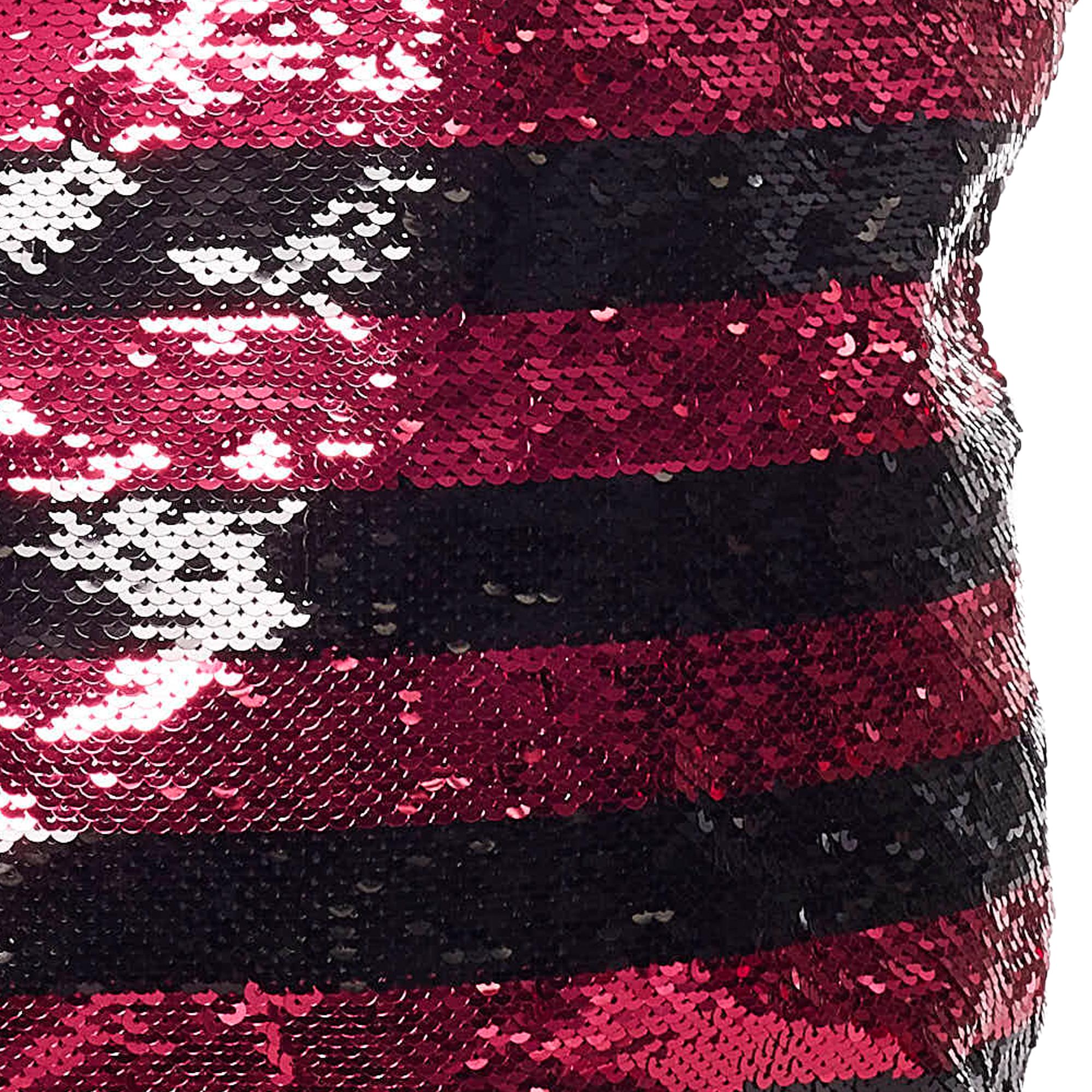 Prada Sequin Striped Tote Bag (SHG-28996)