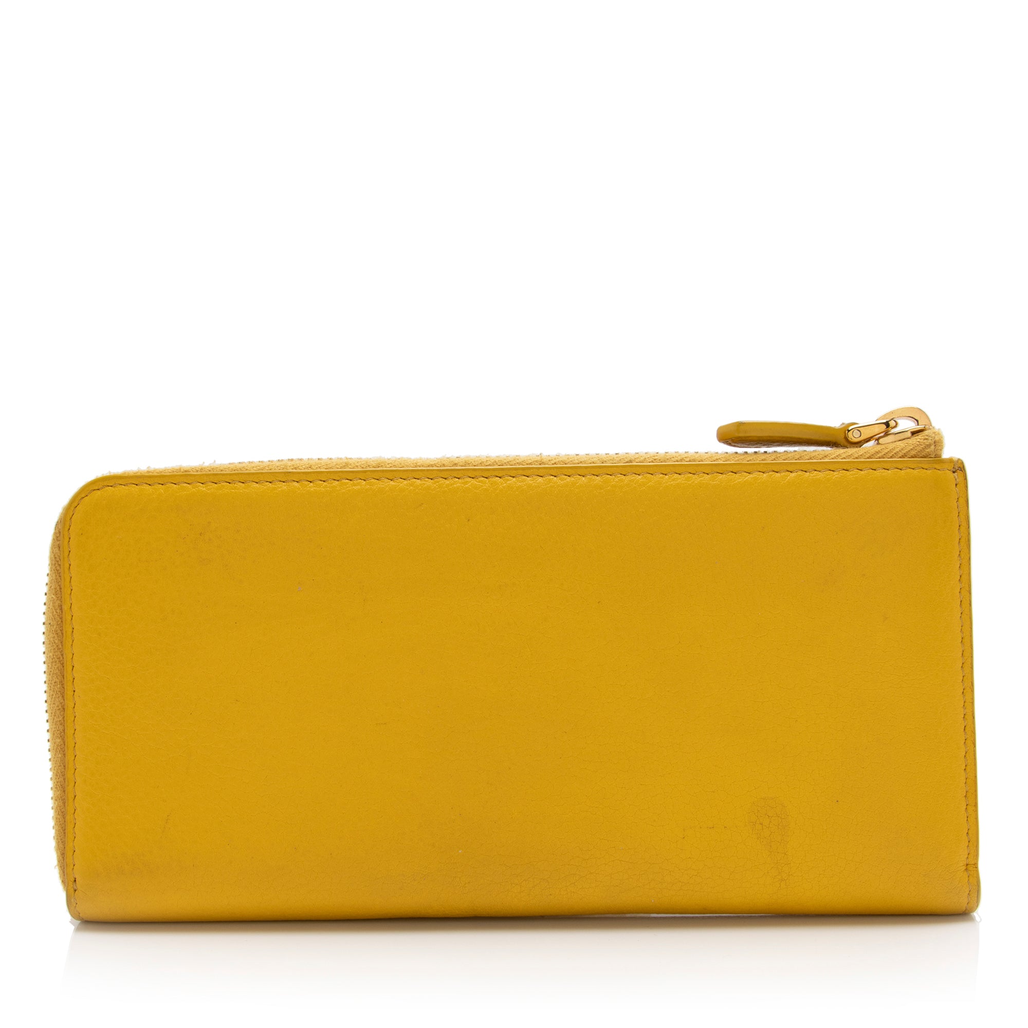 Prada Smooth Leather Long Zip Wallet (SHF-3tM7XI)