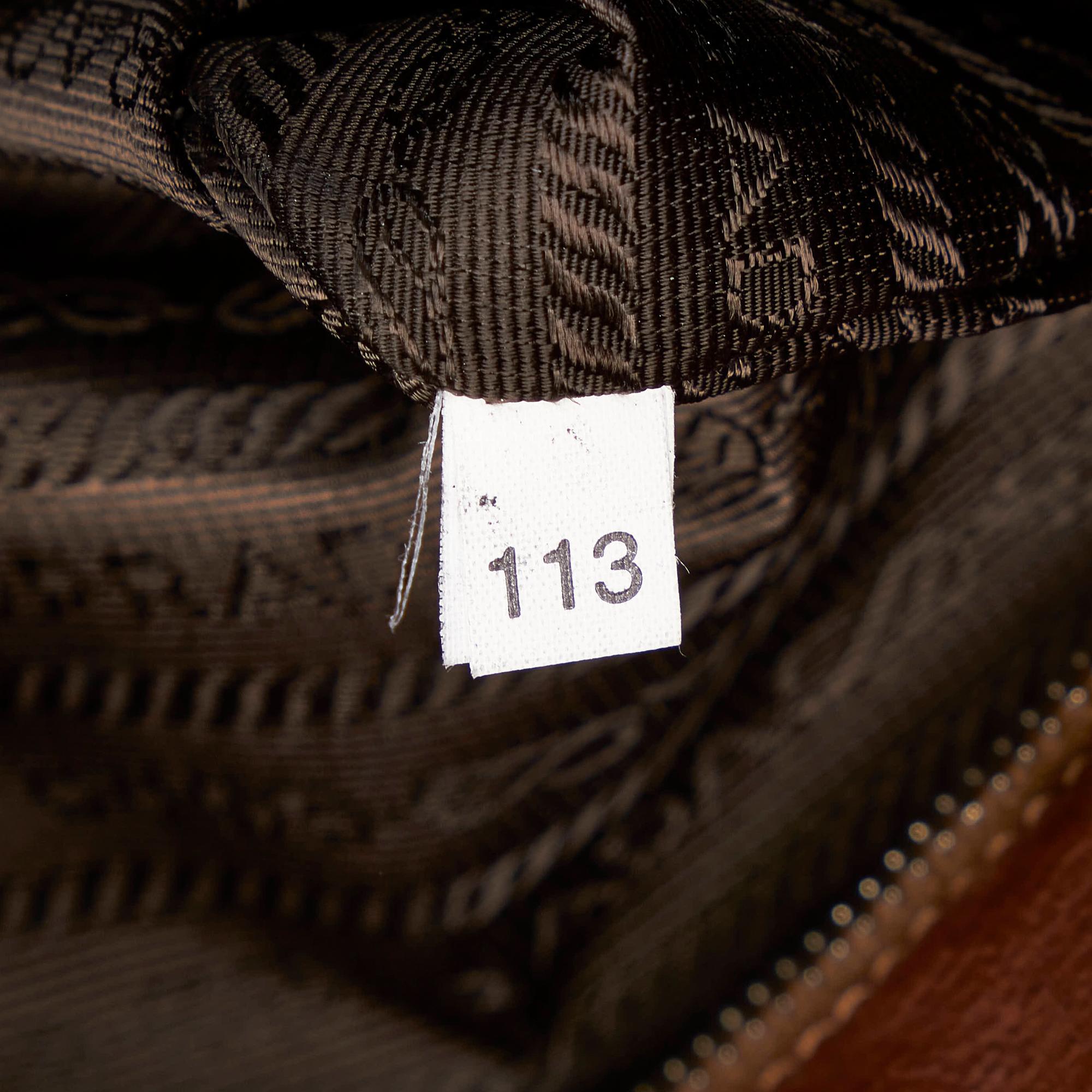 Prada Sound Lock Leather Shoulder Bag (SHG-29925)