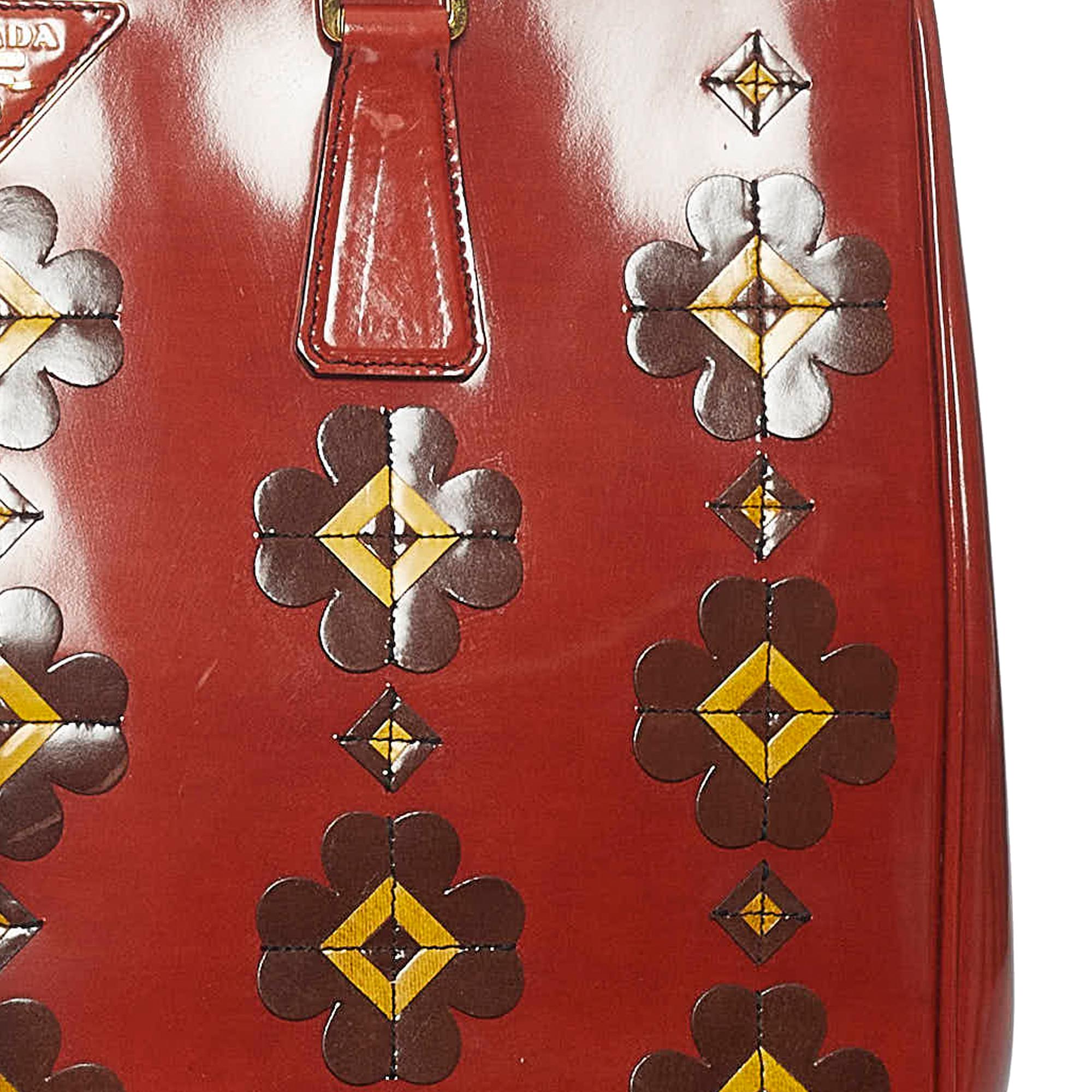 Prada Spazzolato Flowers Galleria (SHG-29487)