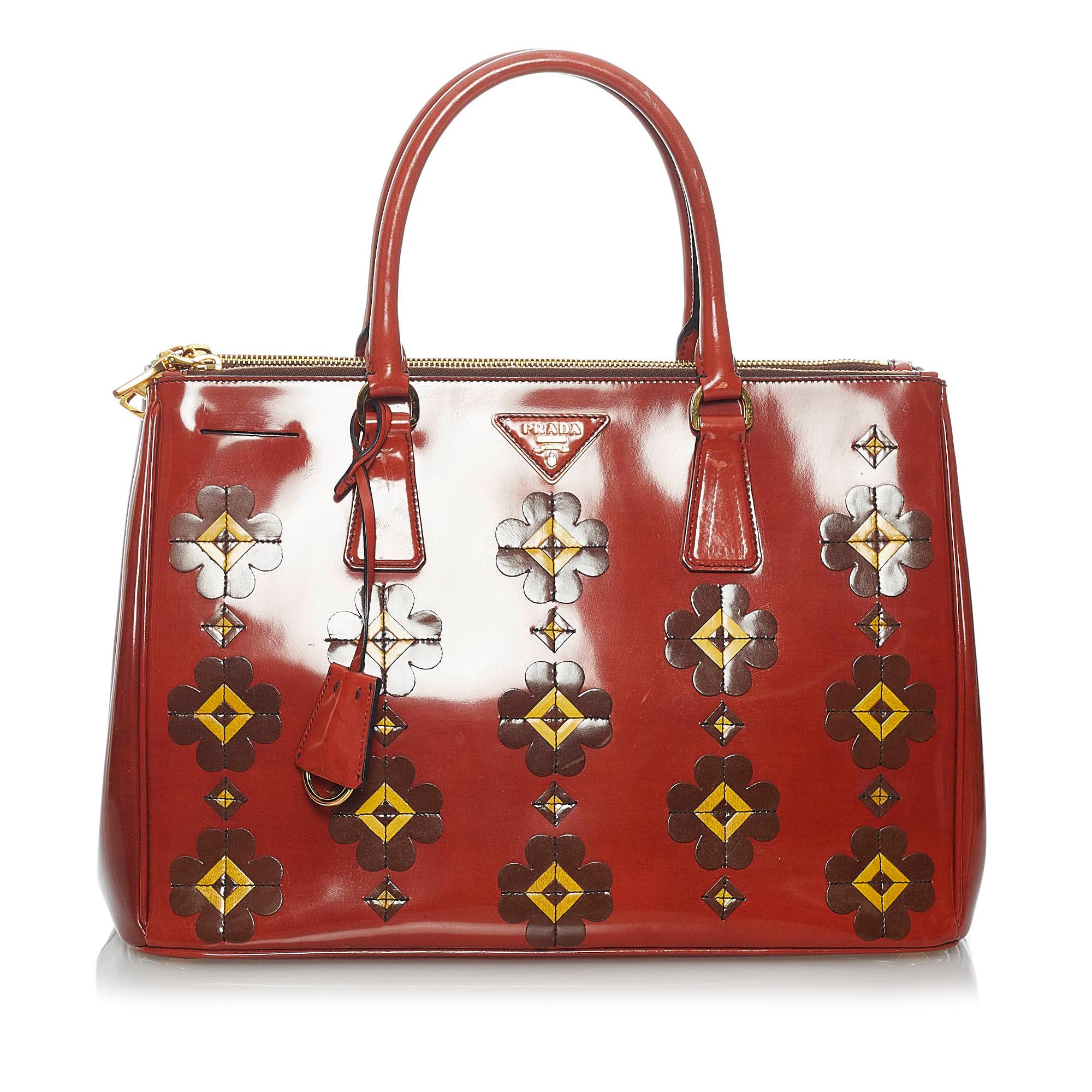 Prada Spazzolato Flowers Galleria (SHG-29487)