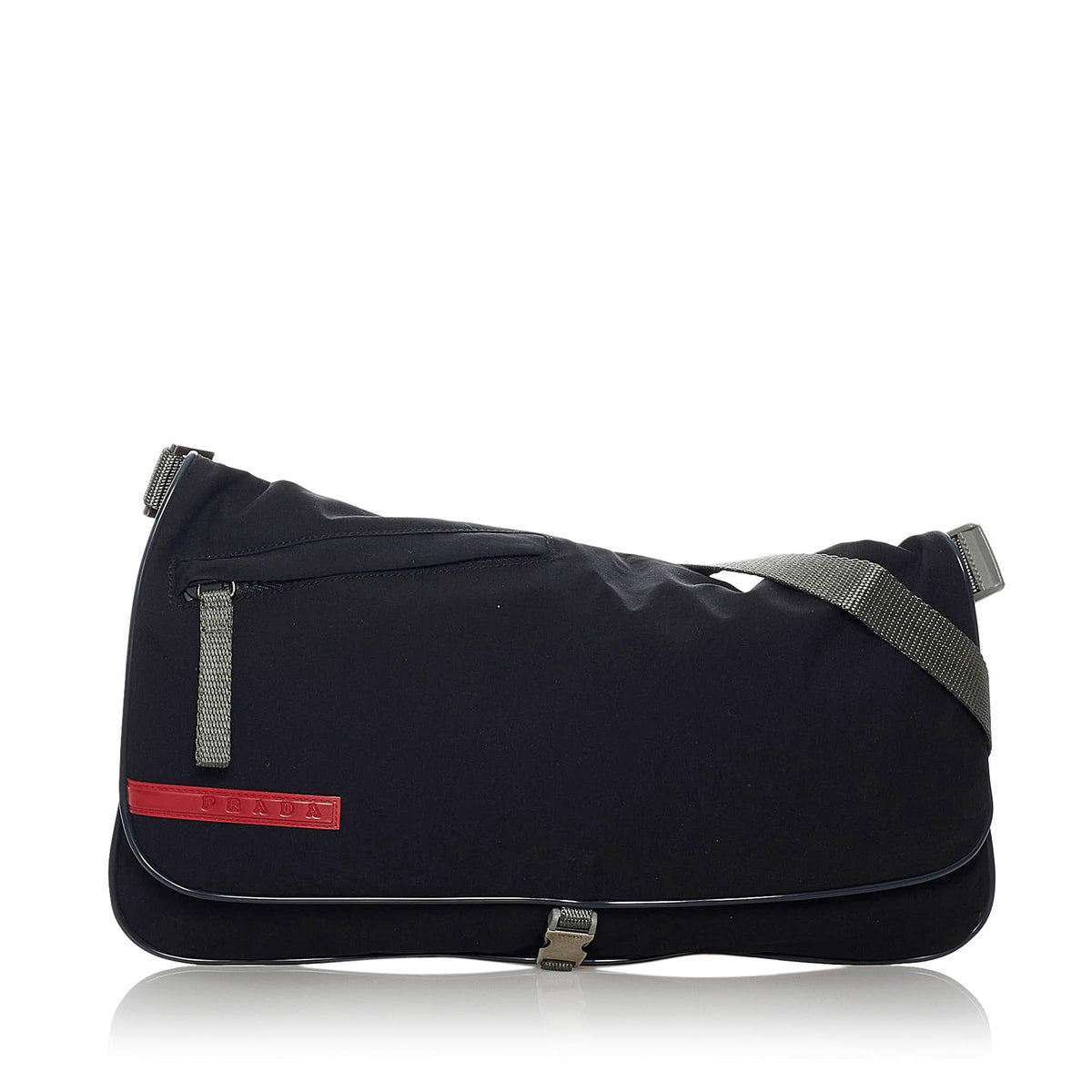 PRADA Black Nylon Shoulder Bag - Prada Sport