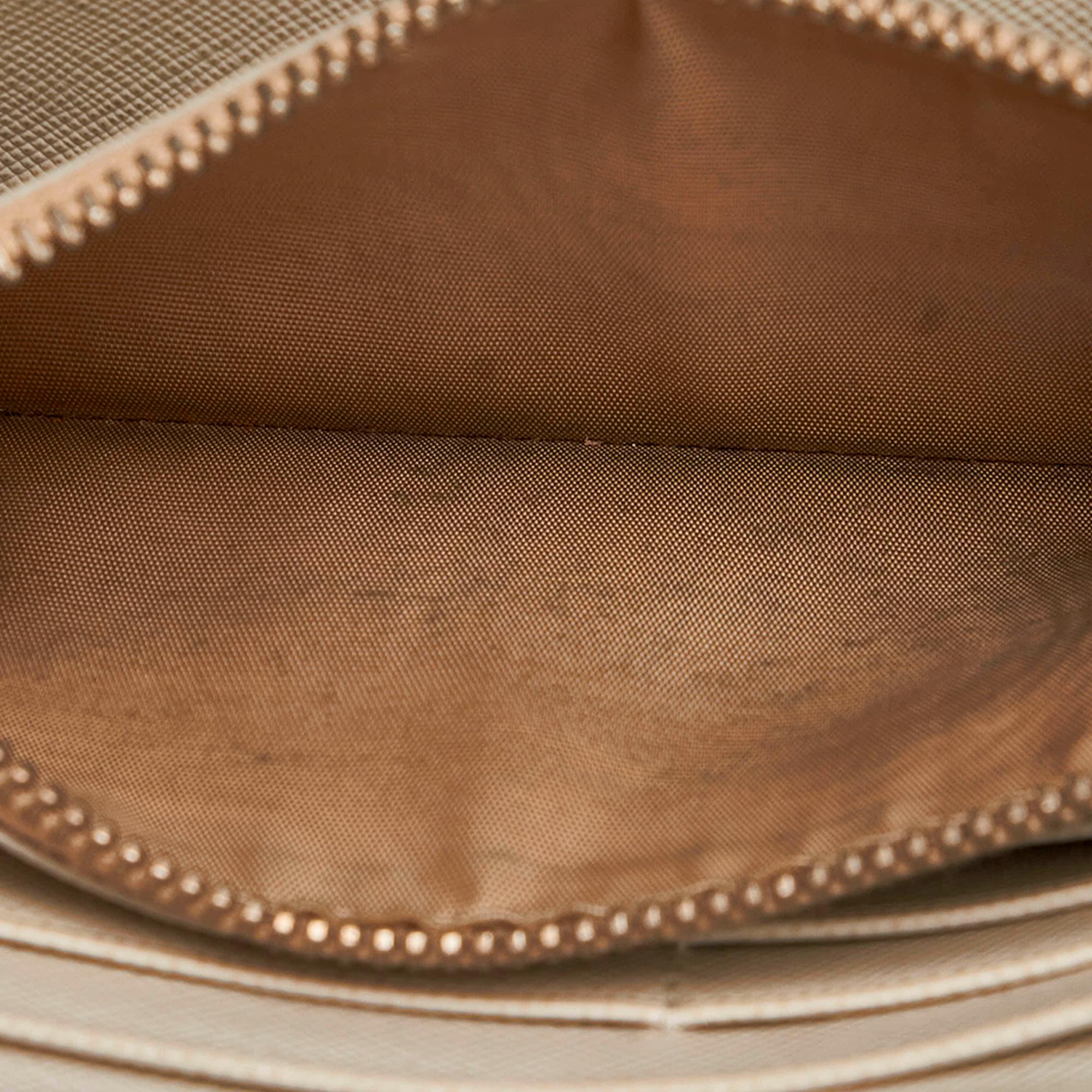 Prada Studded Saffiano Continental Wallet (SHG-29397)