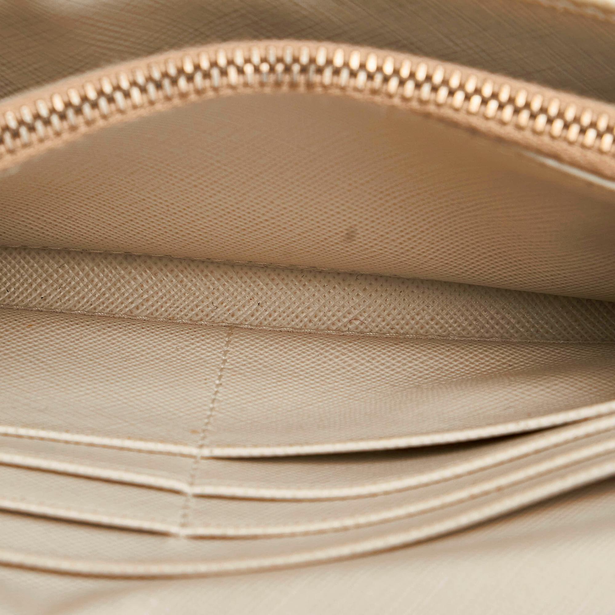 Prada Studded Saffiano Continental Wallet (SHG-29397)