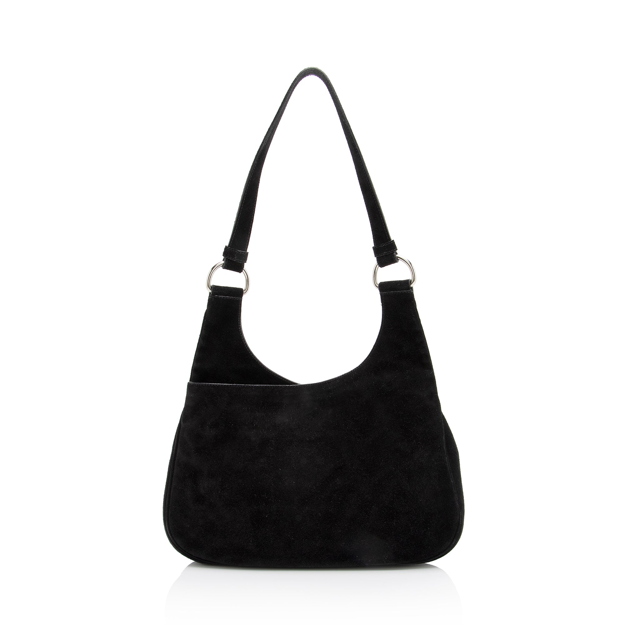 Prada Suede Camoscio Cross Hobo (SHF-23634)