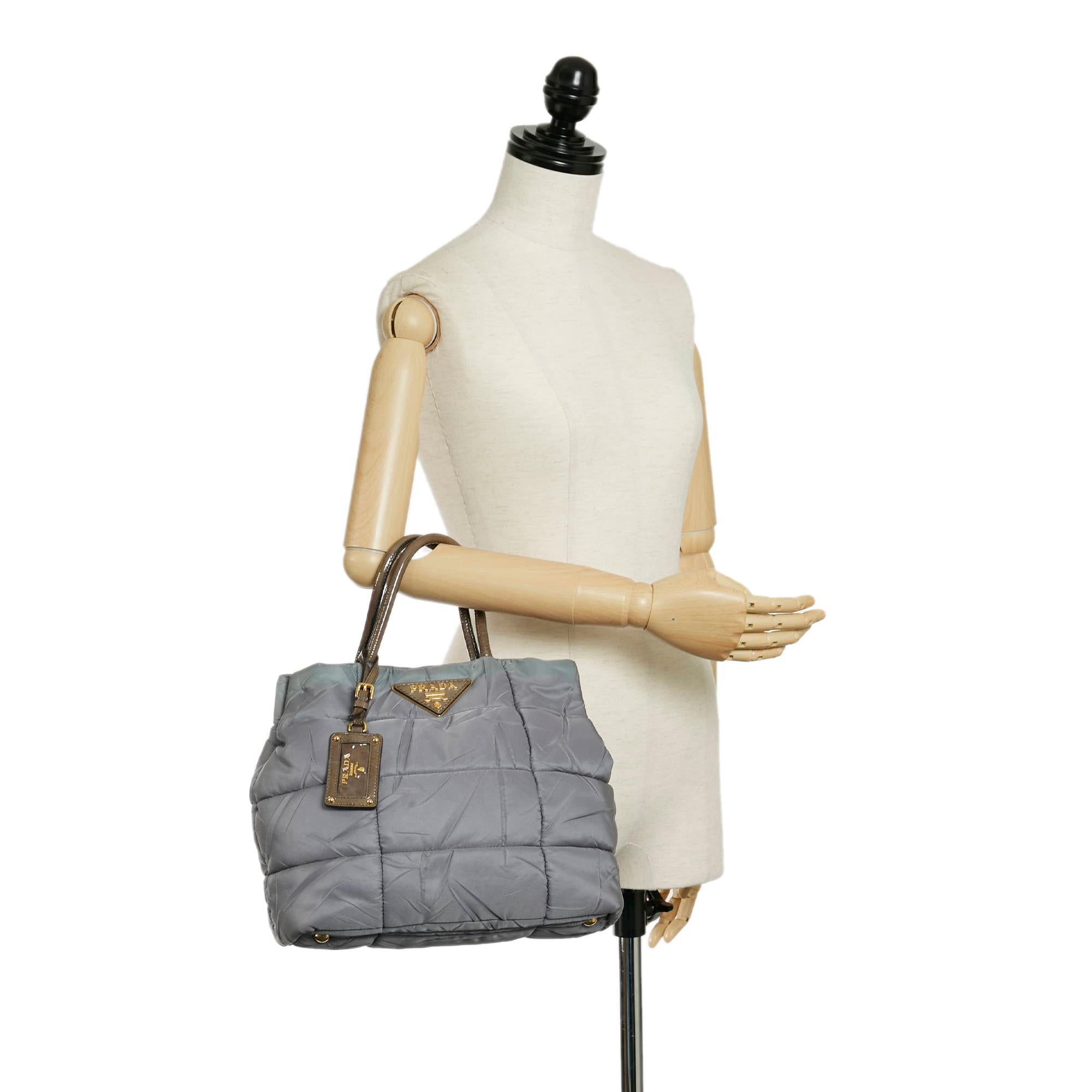 Prada Tessuto Bomber Handbag (SHG-33164)