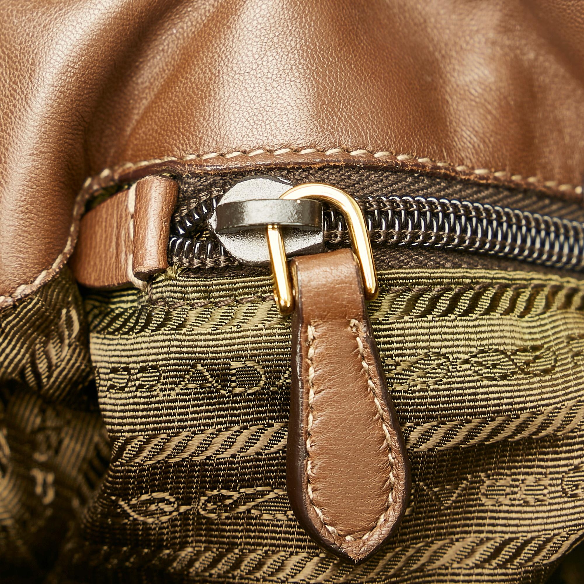 Prada Tessuto Bow Shoulder Bag (SHG-26356)