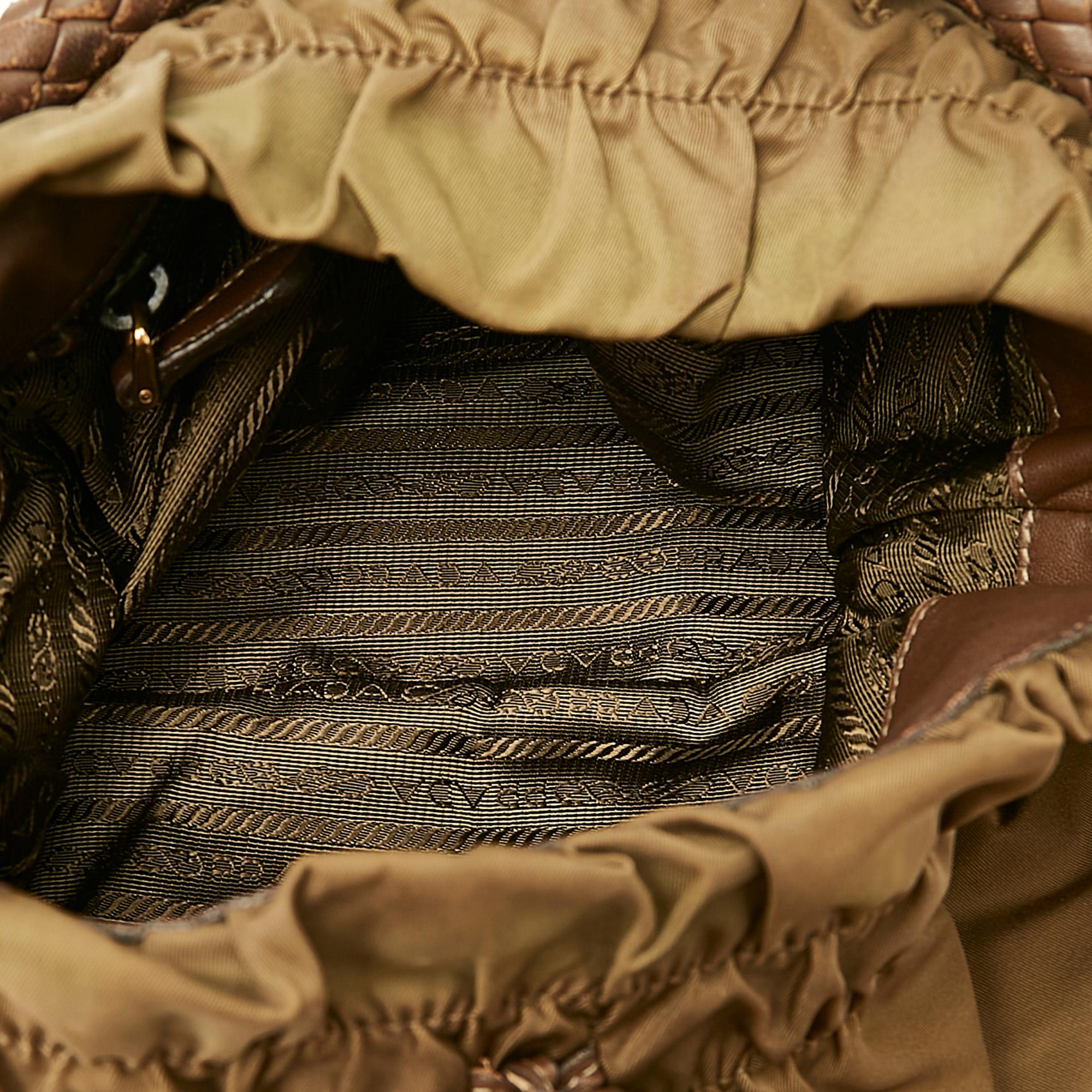 Prada Tessuto Bow Shoulder Bag (SHG-26356)