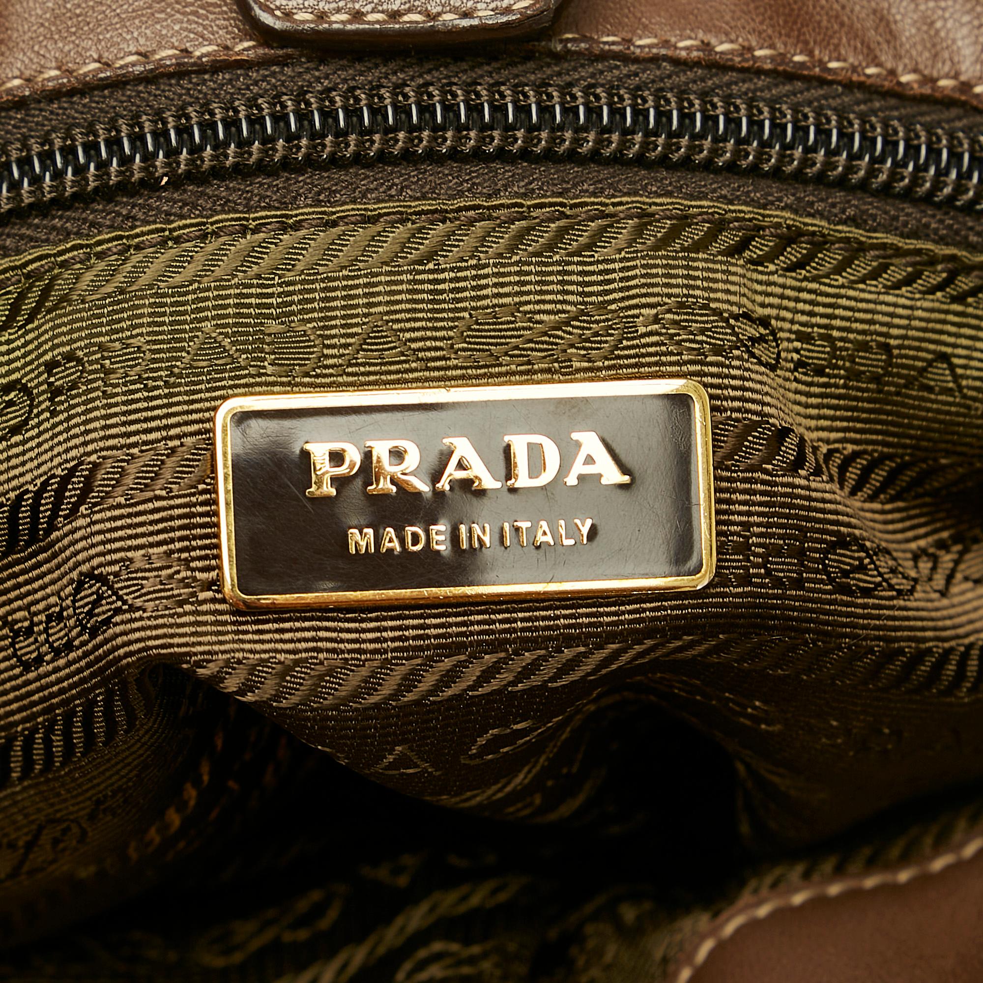 Prada Tessuto Bow Shoulder Bag (SHG-26356)