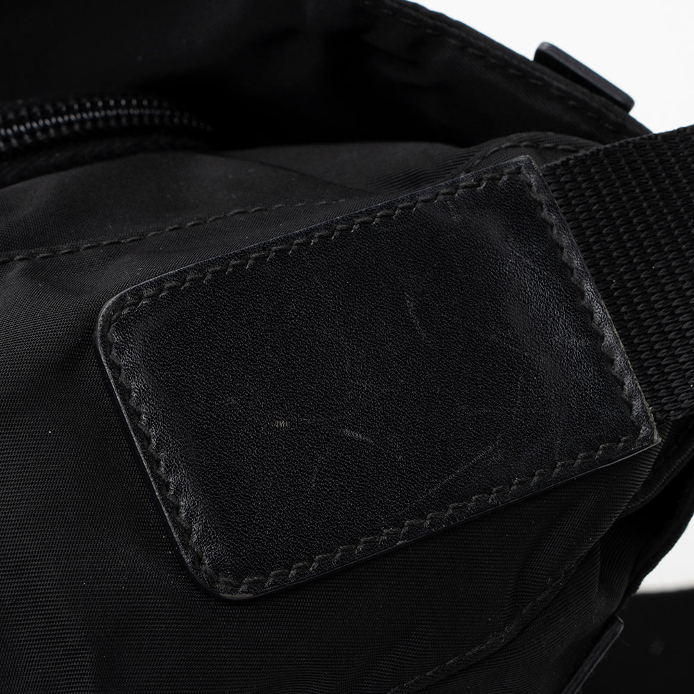 Prada Tessuto Buckle Messenger Bag (SHF-17556)
