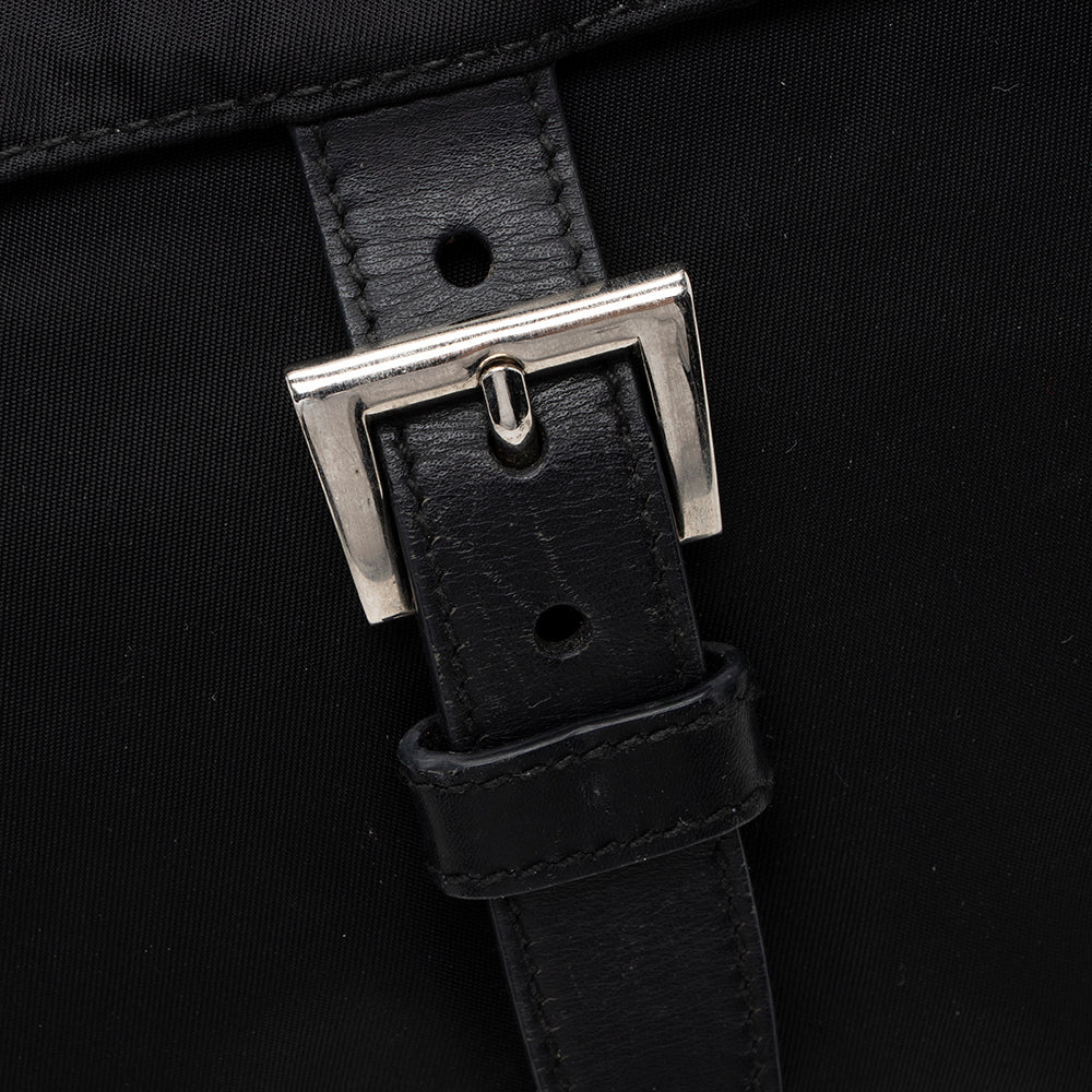 Prada Tessuto Buckle Messenger Bag (SHF-17556)