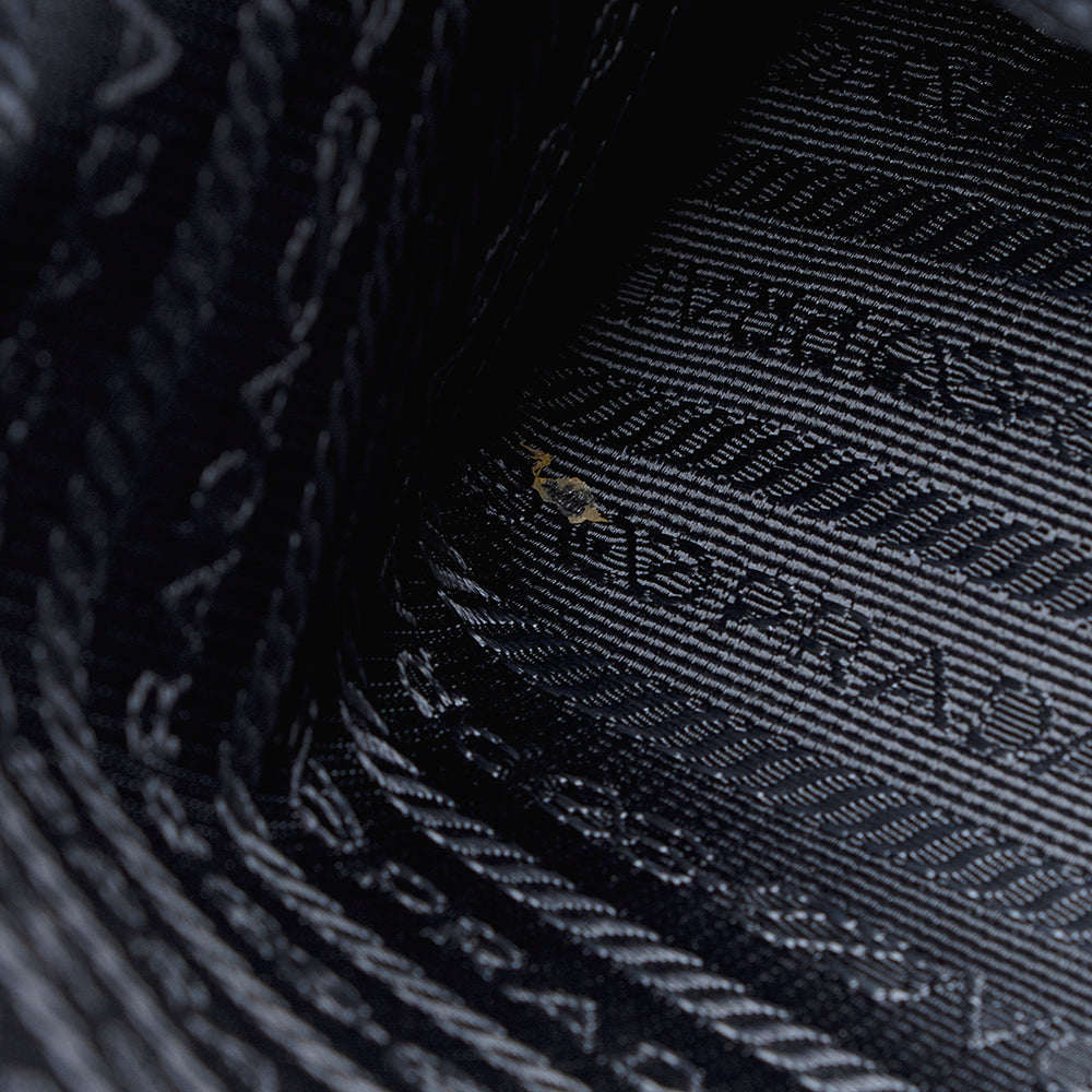 Prada Tessuto Calf Leather Convertible Front Pocket Tote (SHF-19531)