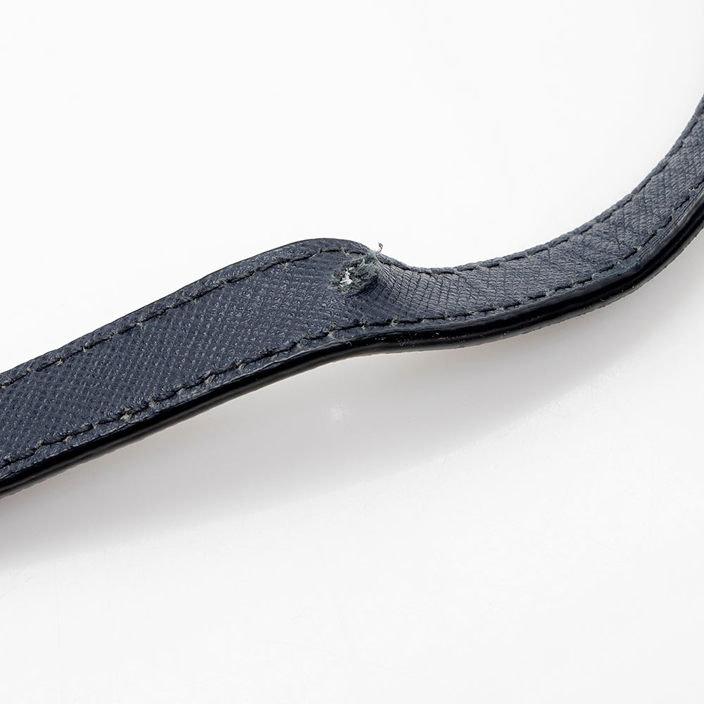 Prada Tessuto Calf Leather Convertible Front Pocket Tote (SHF-19531)