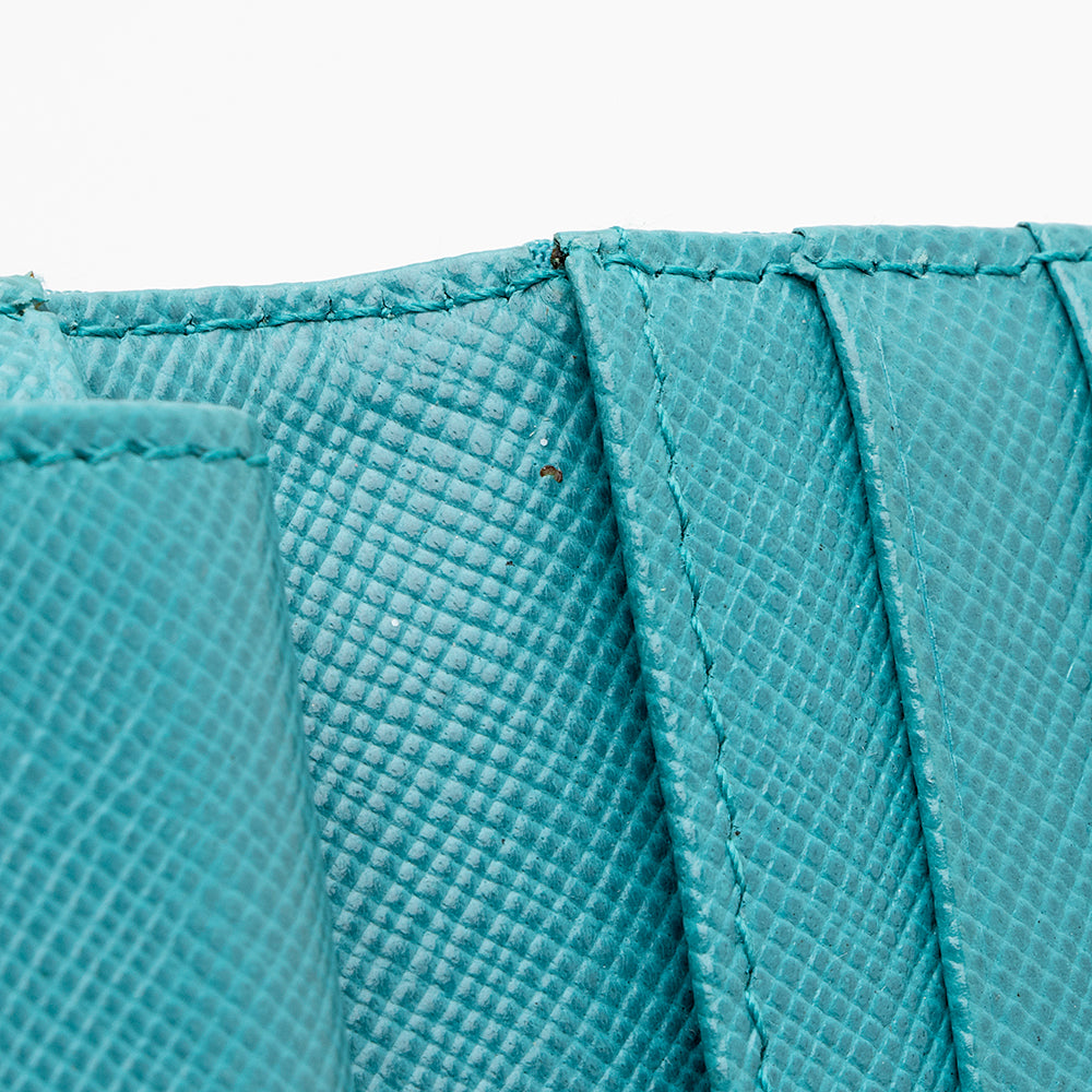 Prada Saffiano Leather Card Holder (SHF-16946)