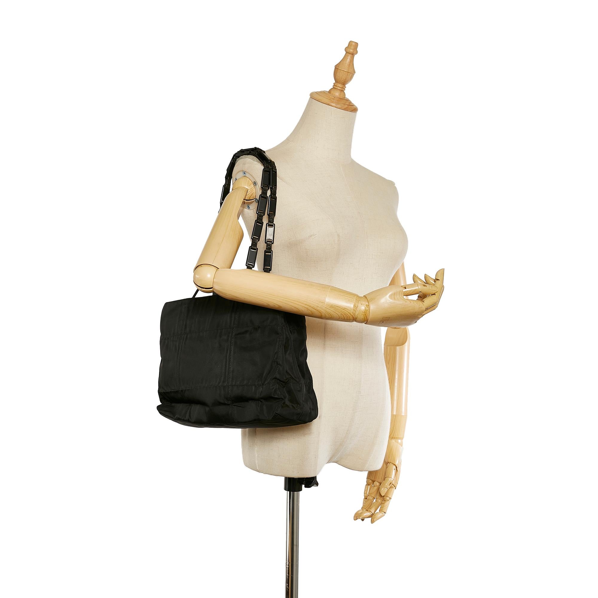 Prada Tessuto Chain Shoulder Bag (SHG-31804)