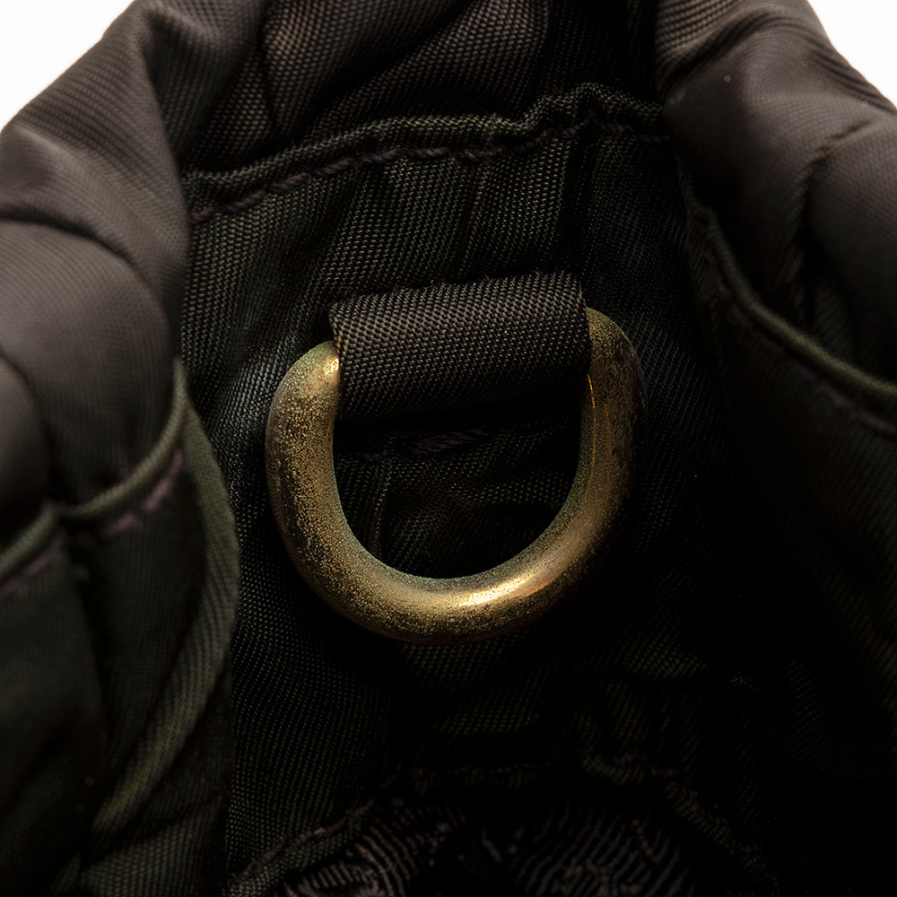 Prada Tessuto Chevron Quilted Tote (SHF-18198)