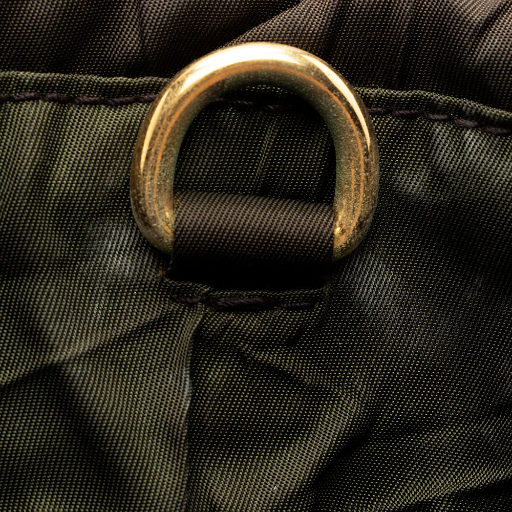 Prada Tessuto Chevron Quilted Tote (SHF-18198)