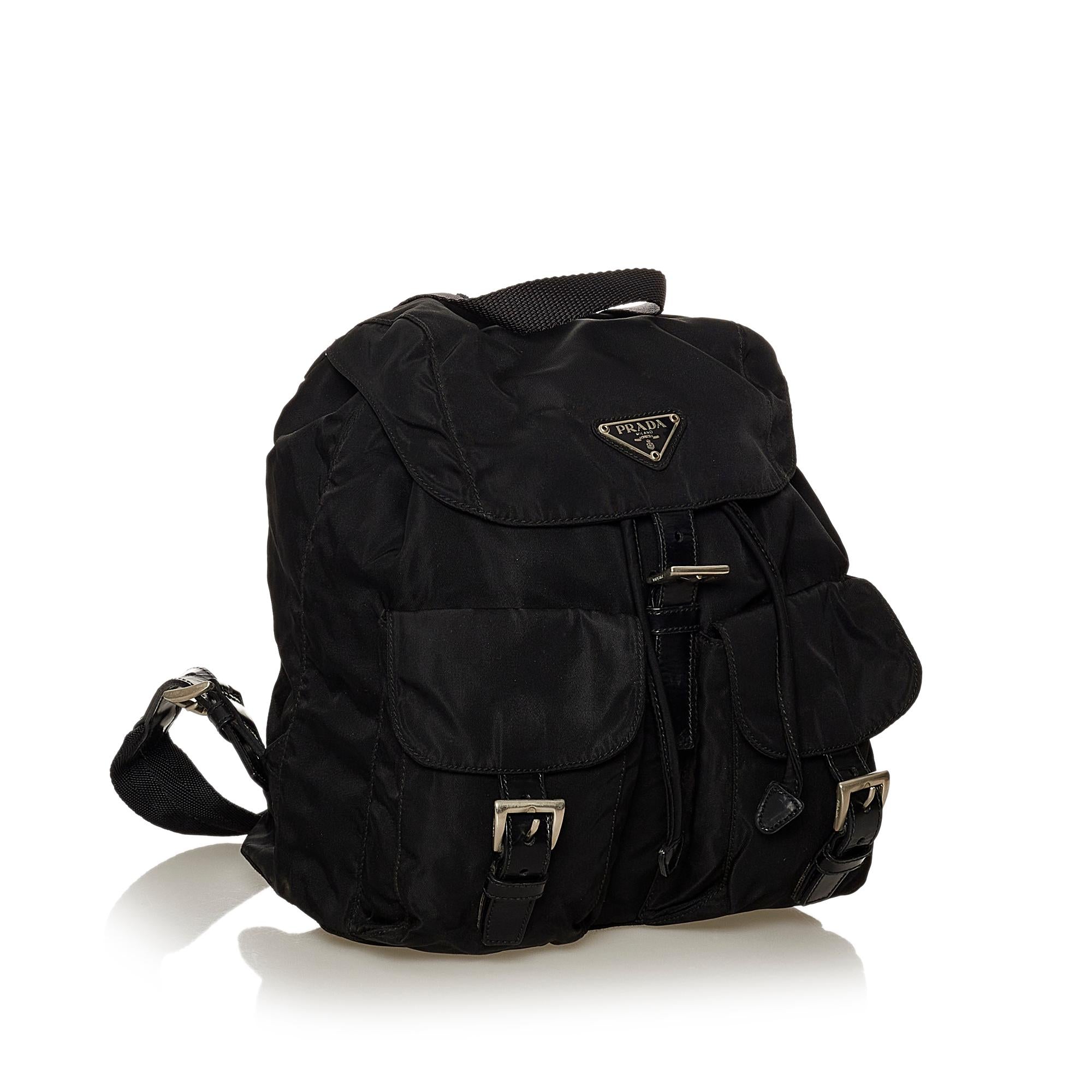 Prada Tessuto Drawstring Backpack (SHG-28924)