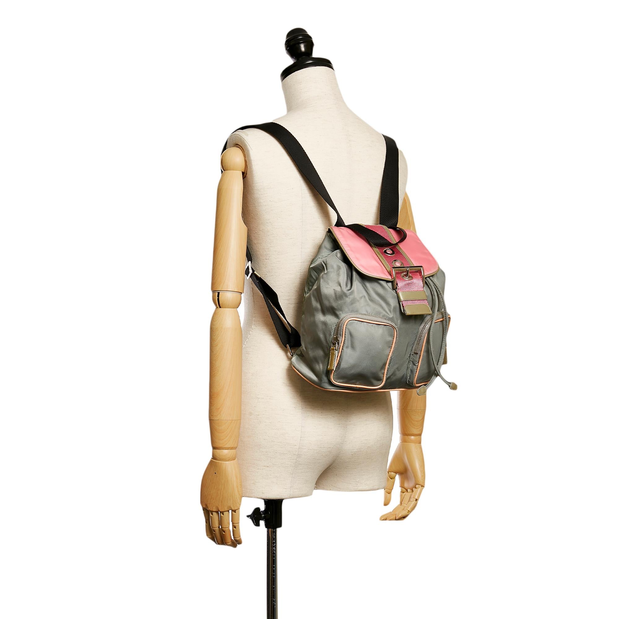 Prada Tessuto Drawstring Backpack (SHG-30539)