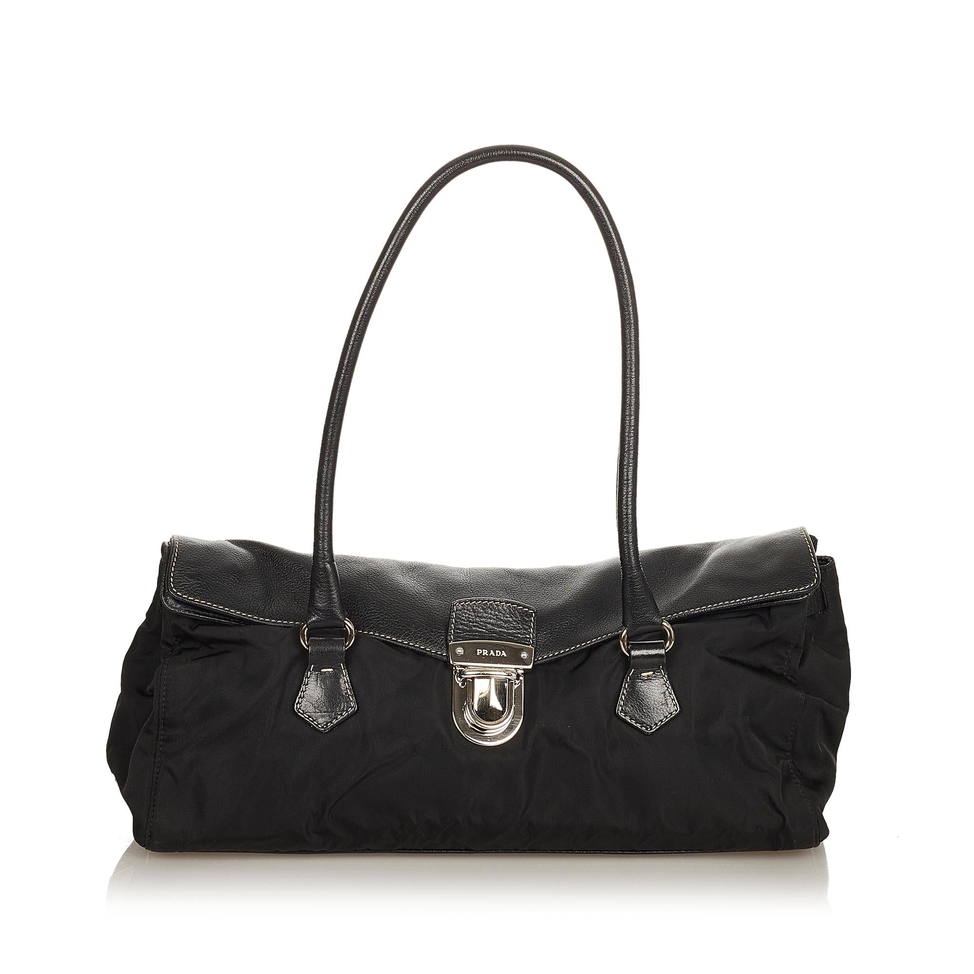 ビンテージ PRADA  TESSUTO EASY  ボウラー バッグ Prada Easy Bag – OLIVER'S