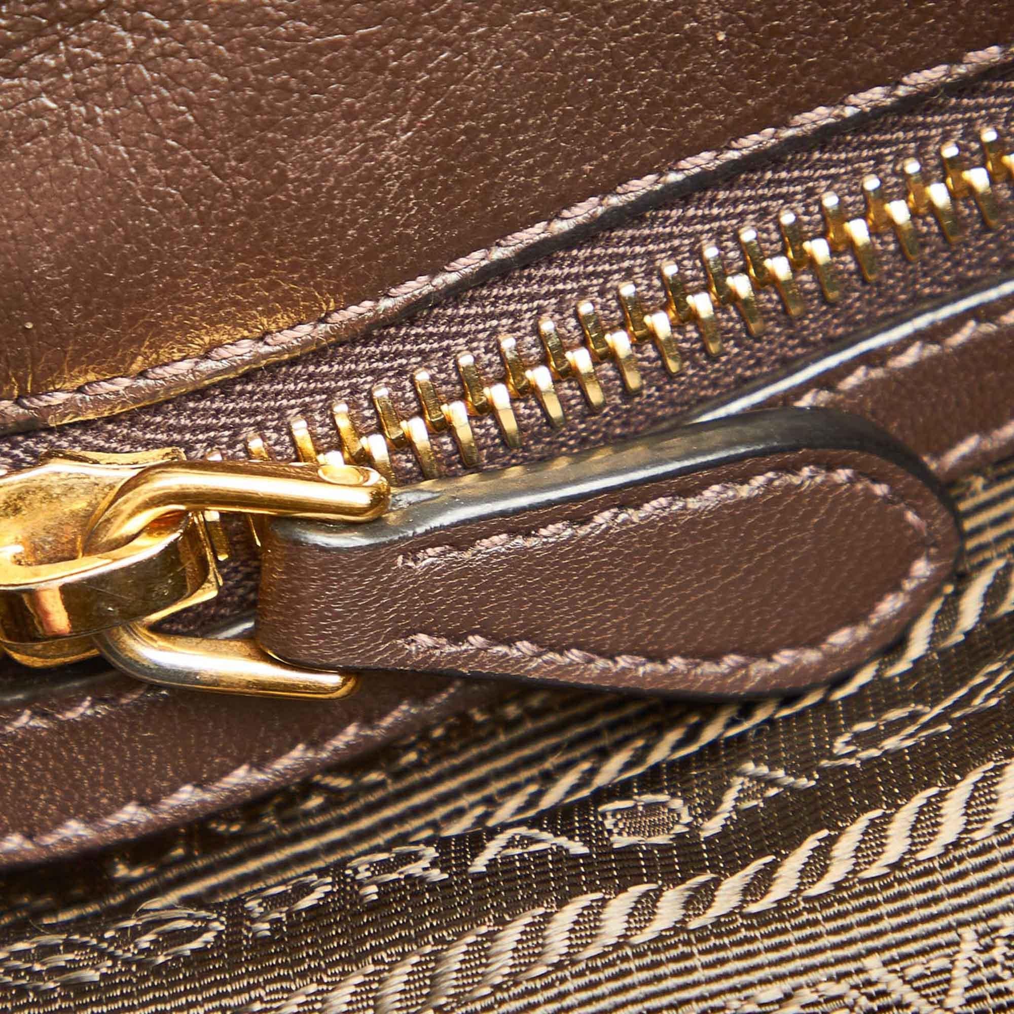 Prada Tessuto Gaufre Satchel (SHG-19320)