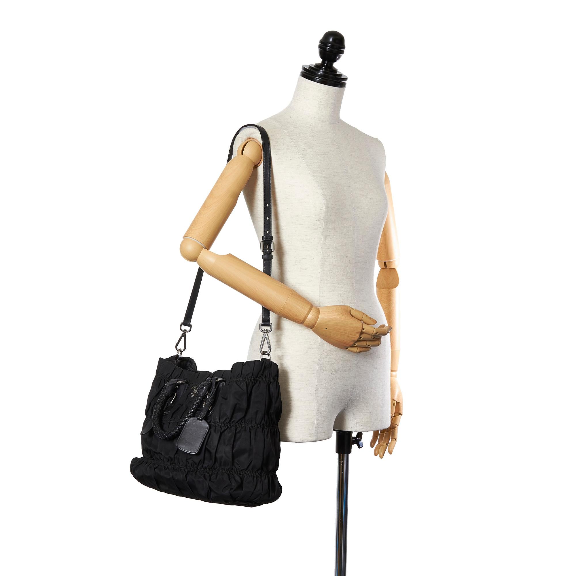 Prada Tessuto Gaufre Satchel (SHG-24824)