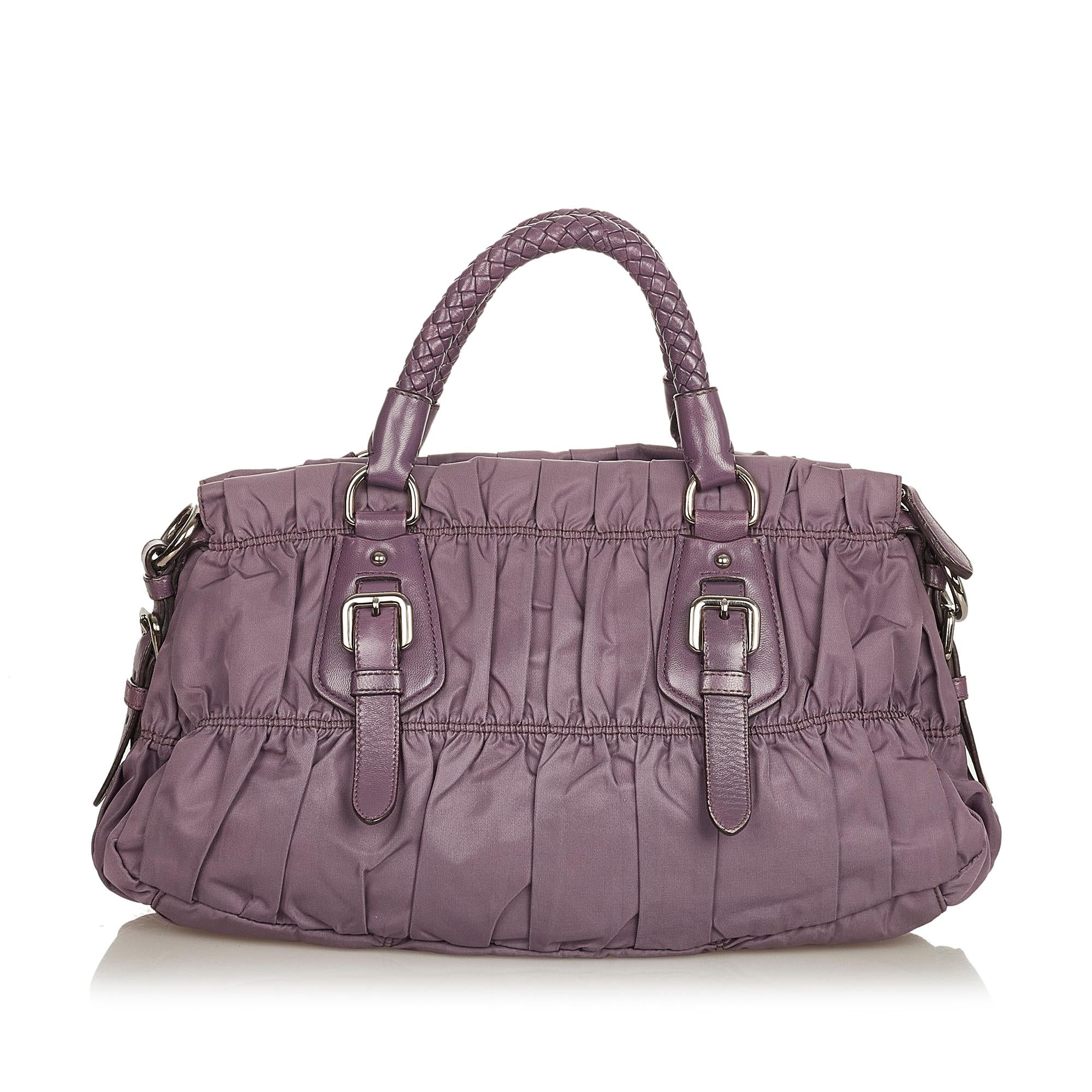 Prada Tessuto Gaufre Satchel (SHG-26158)