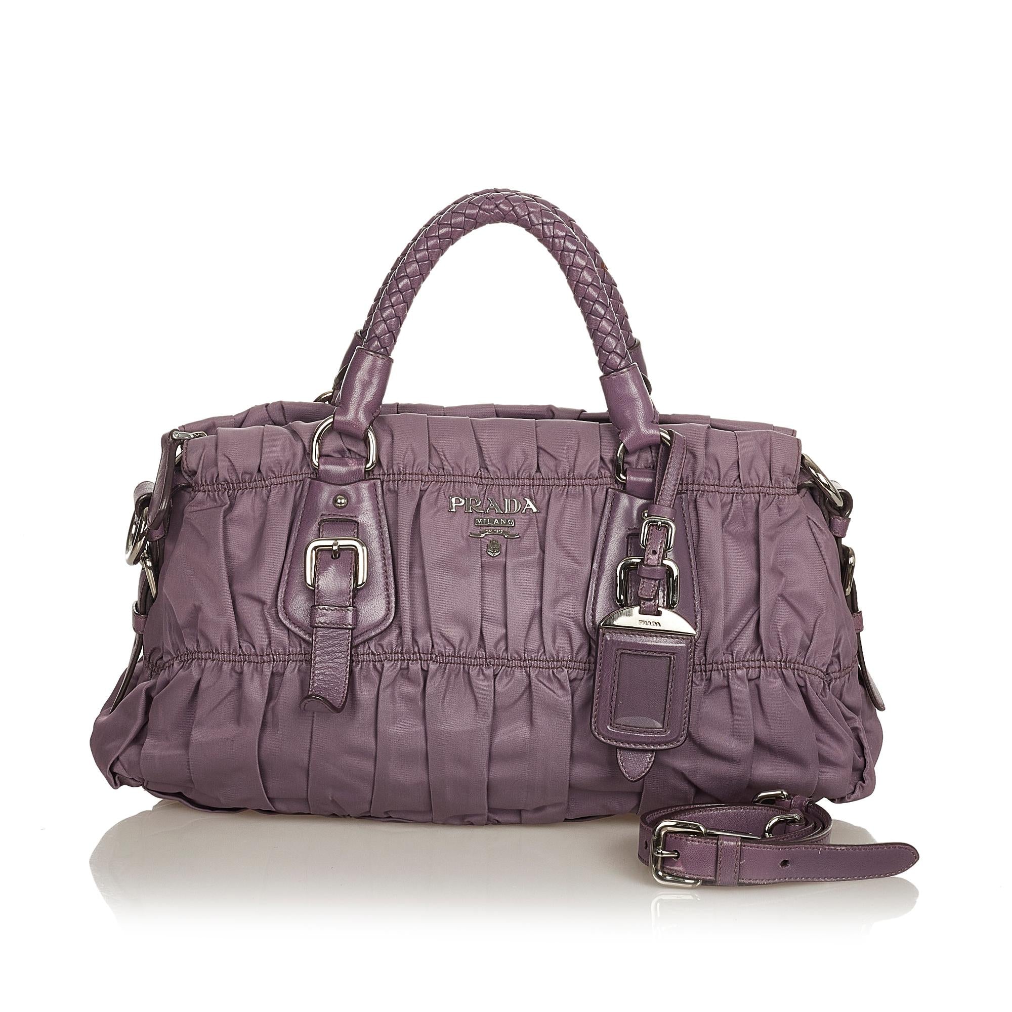 Prada Tessuto Gaufre Satchel (SHG-26158)